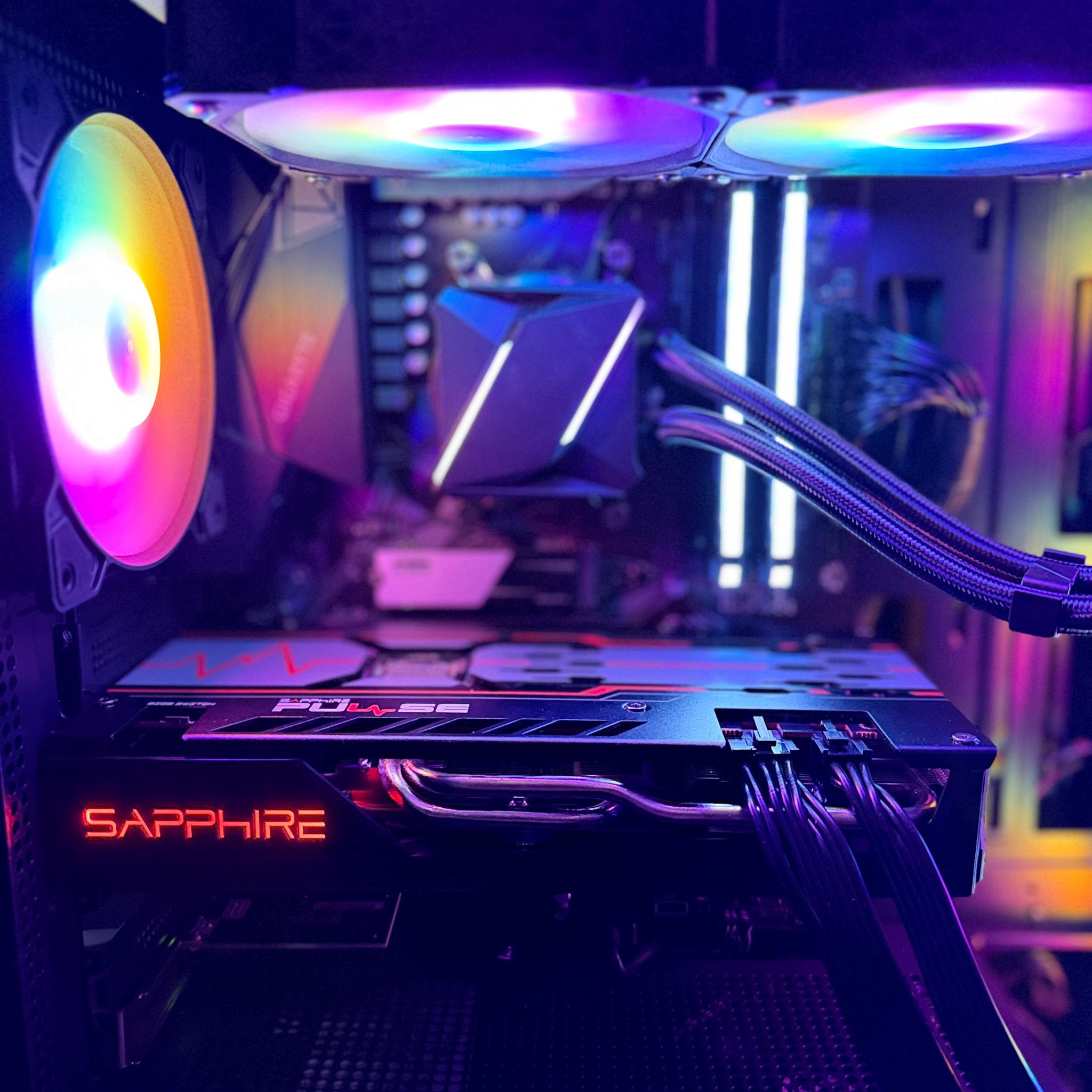 🎆 🔥 Ryzen 5 5600 + RX 5700 XT POWERHOUSE — 1TB SSD / 16GB RGB / 240mm AIO 🔥 🎆