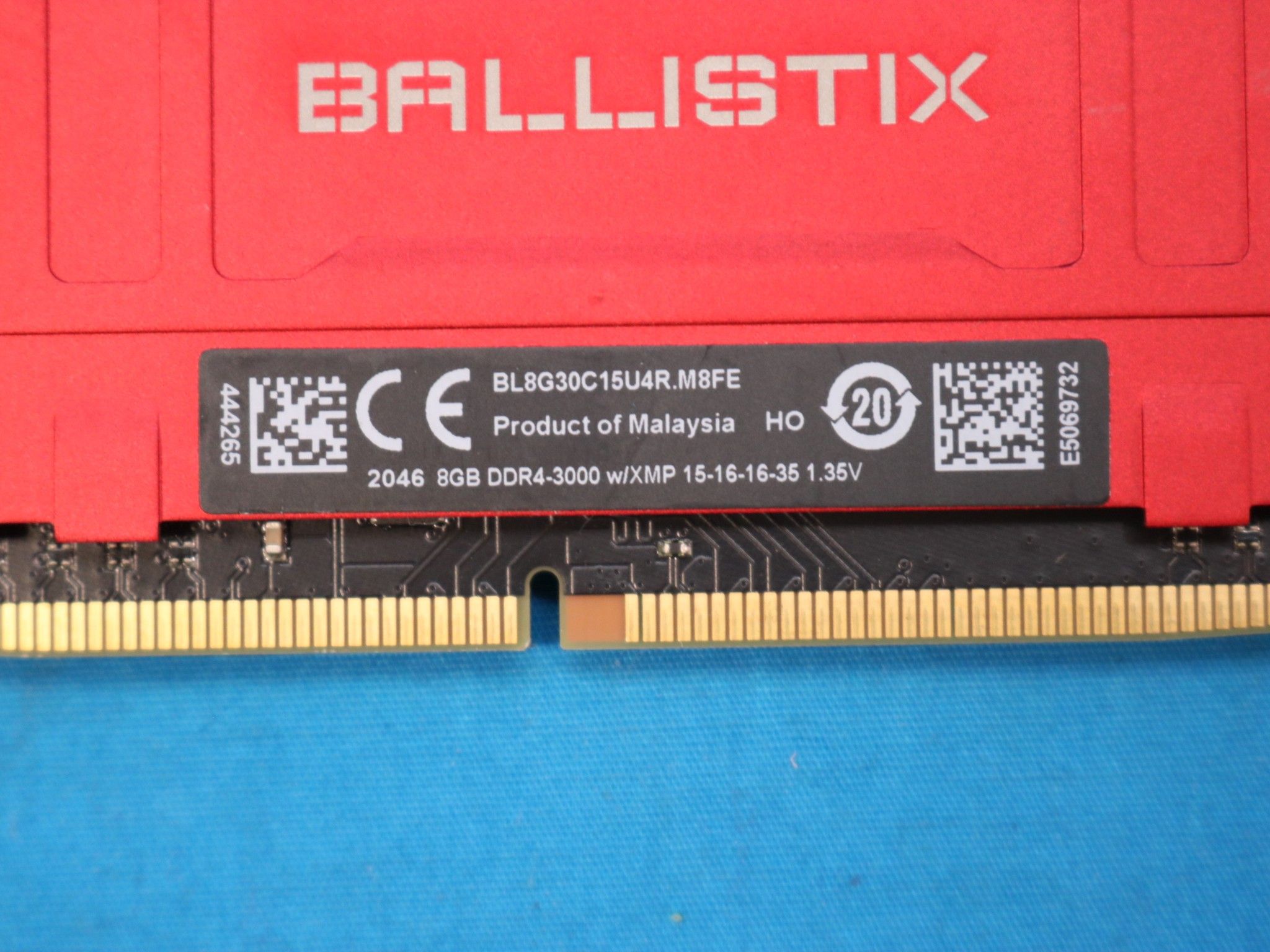 Crucial Ballistix 16GB (2x8GB) DDR4-3000MHz CL15 Desktop RAM (Red) - 4313002597