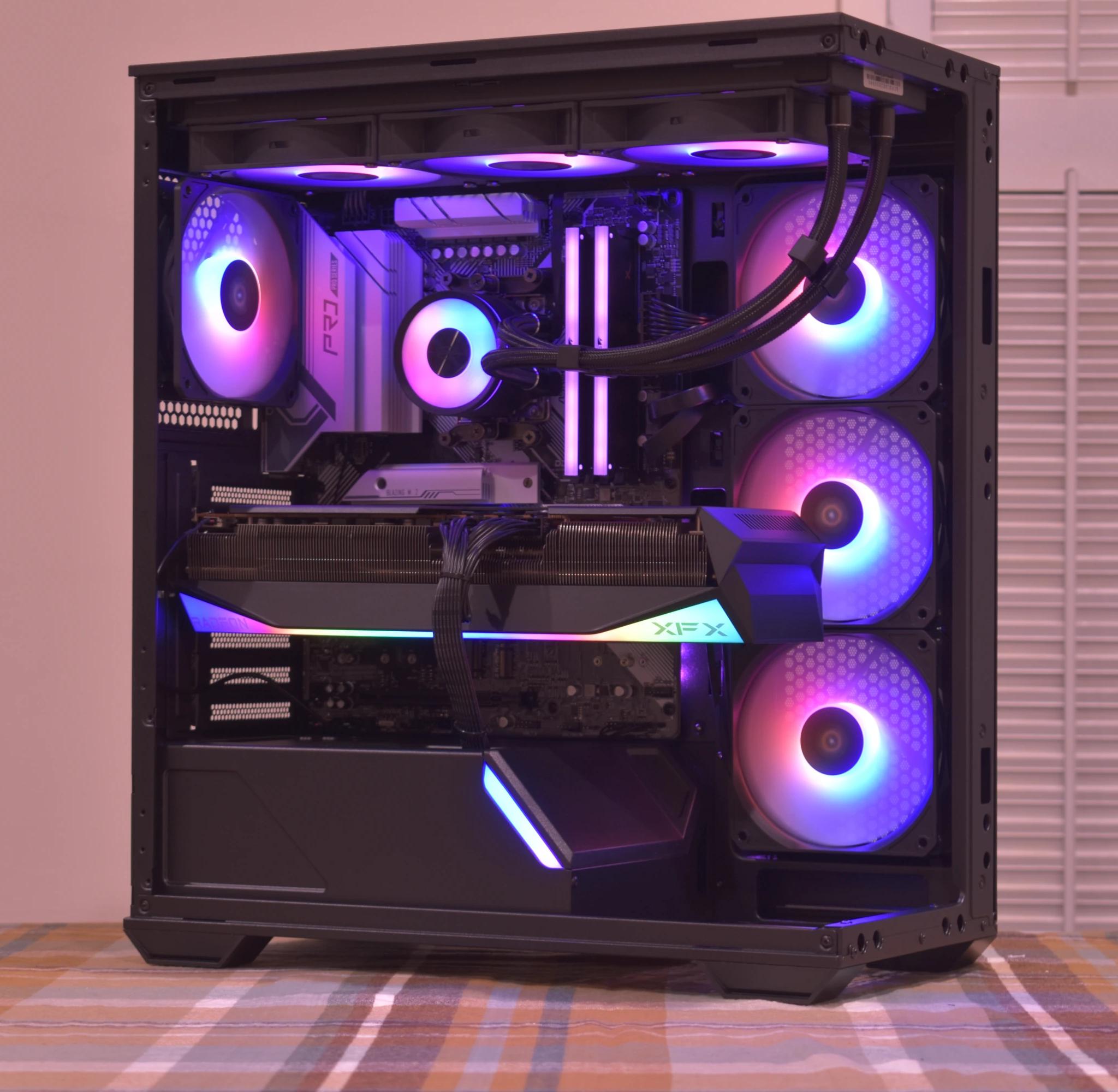 🚀Performance Gamer🚀 Ryzen 5 9600X | AMD RX 9070XT 16GB | 32GB DDR5 | 2TB nVME SSD | Black RGB+Wifi