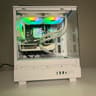 1440p High FPS White Gaming Computer🔹Rtx 3070🔹 WiFi AMD Bluetooth| 240mm Liquid Cooler AIO