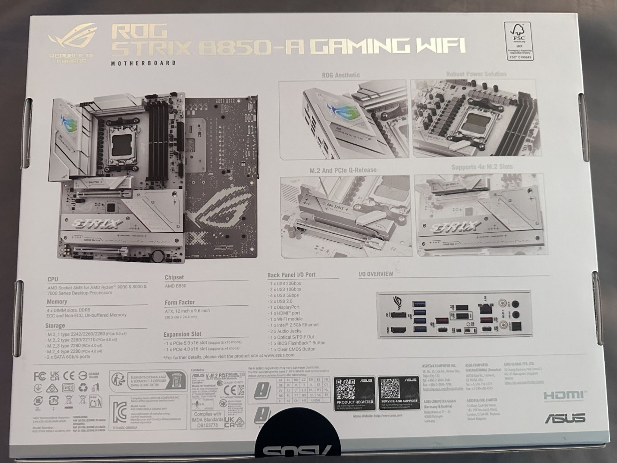 BNIB unopened B850 Motherboard!
