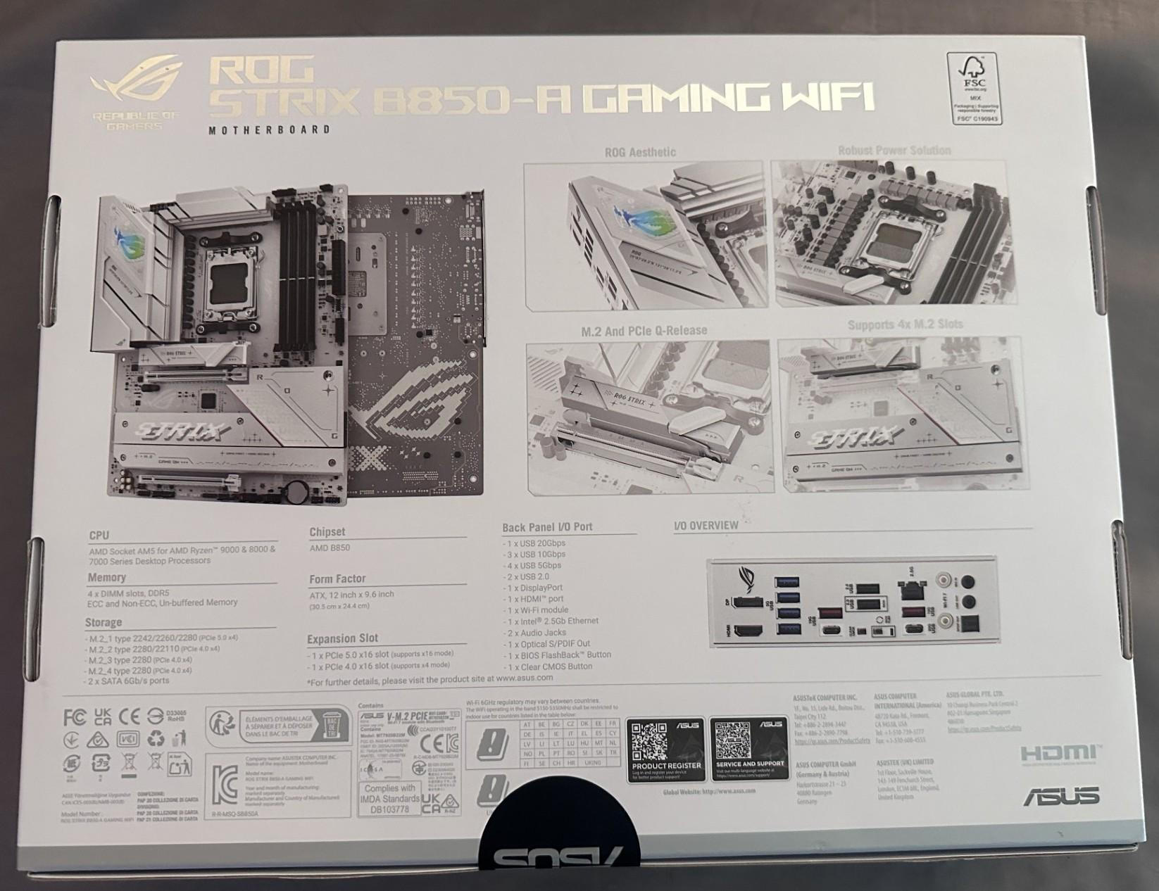 BNIB unopened B850 Motherboard!