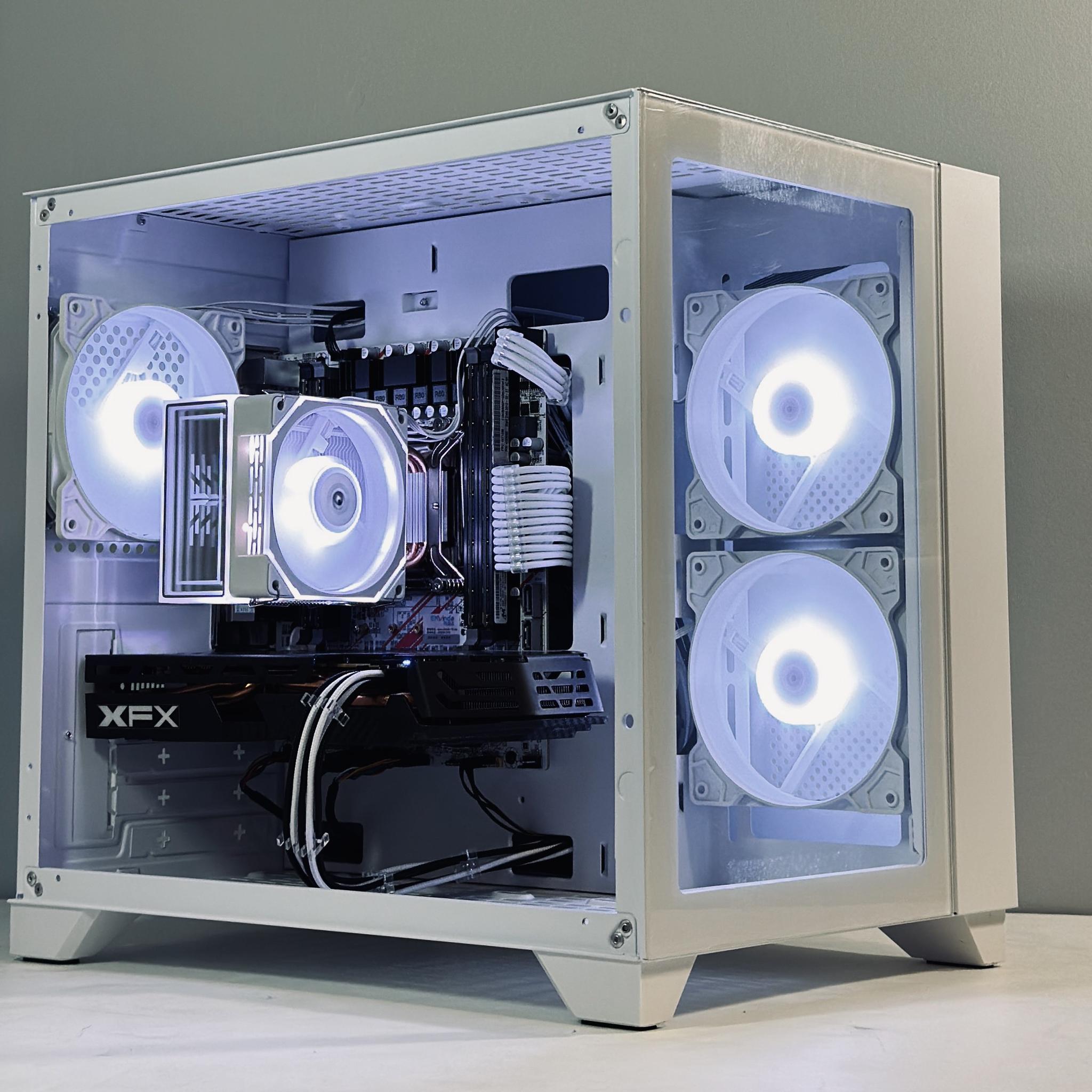 ⚪️🐼|RX 580, Intel Xeon powered, 16gb Ram, 512gb SSD WiFi Equipped Gaming PC