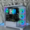 RTX 3070 OC, Ryzen 7 3700X, 32GB RAM | White RGB Gaming Computer