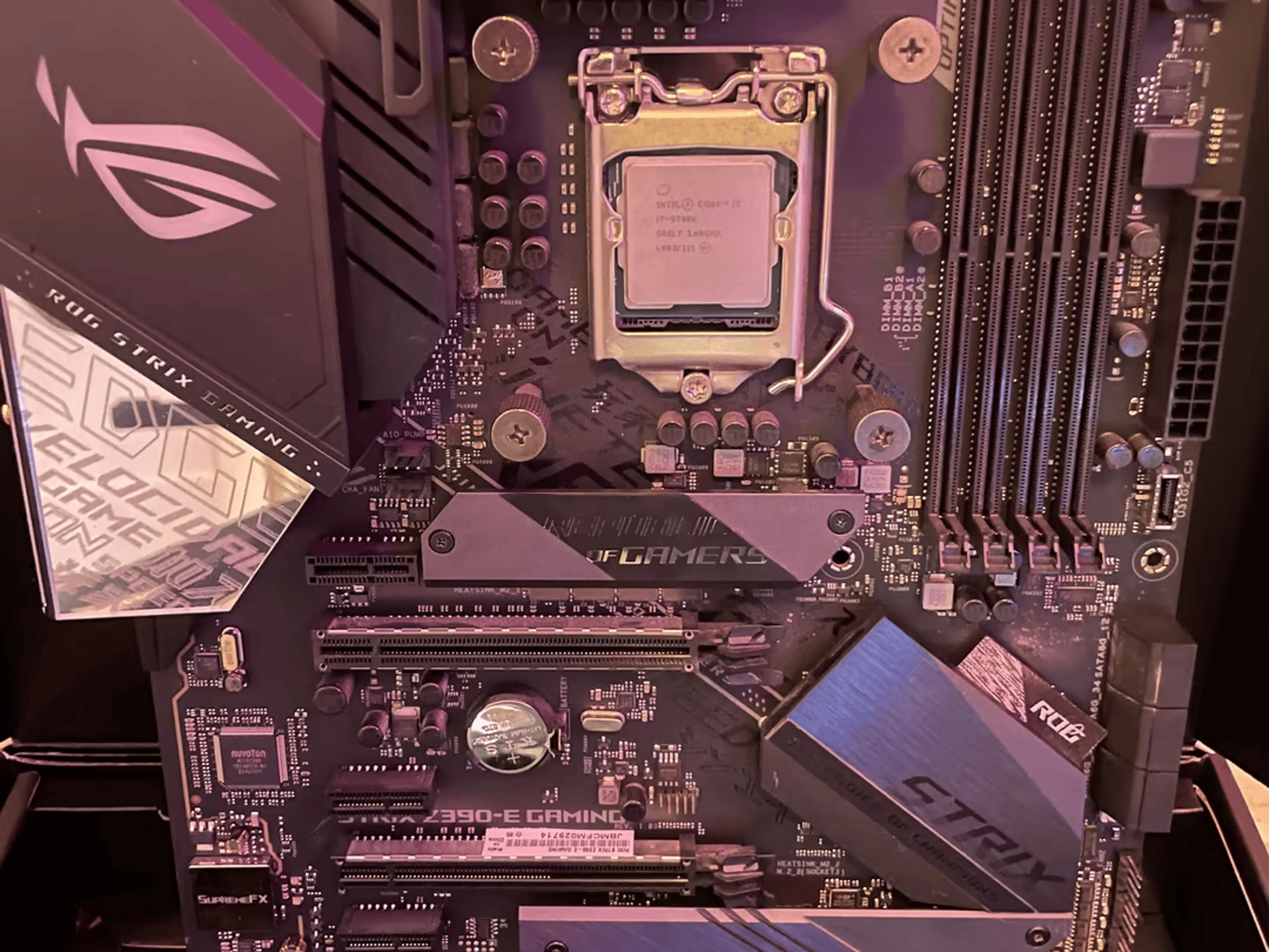 Mobo/CPU Combo - Asus Strix z390e w/ i7 9700k