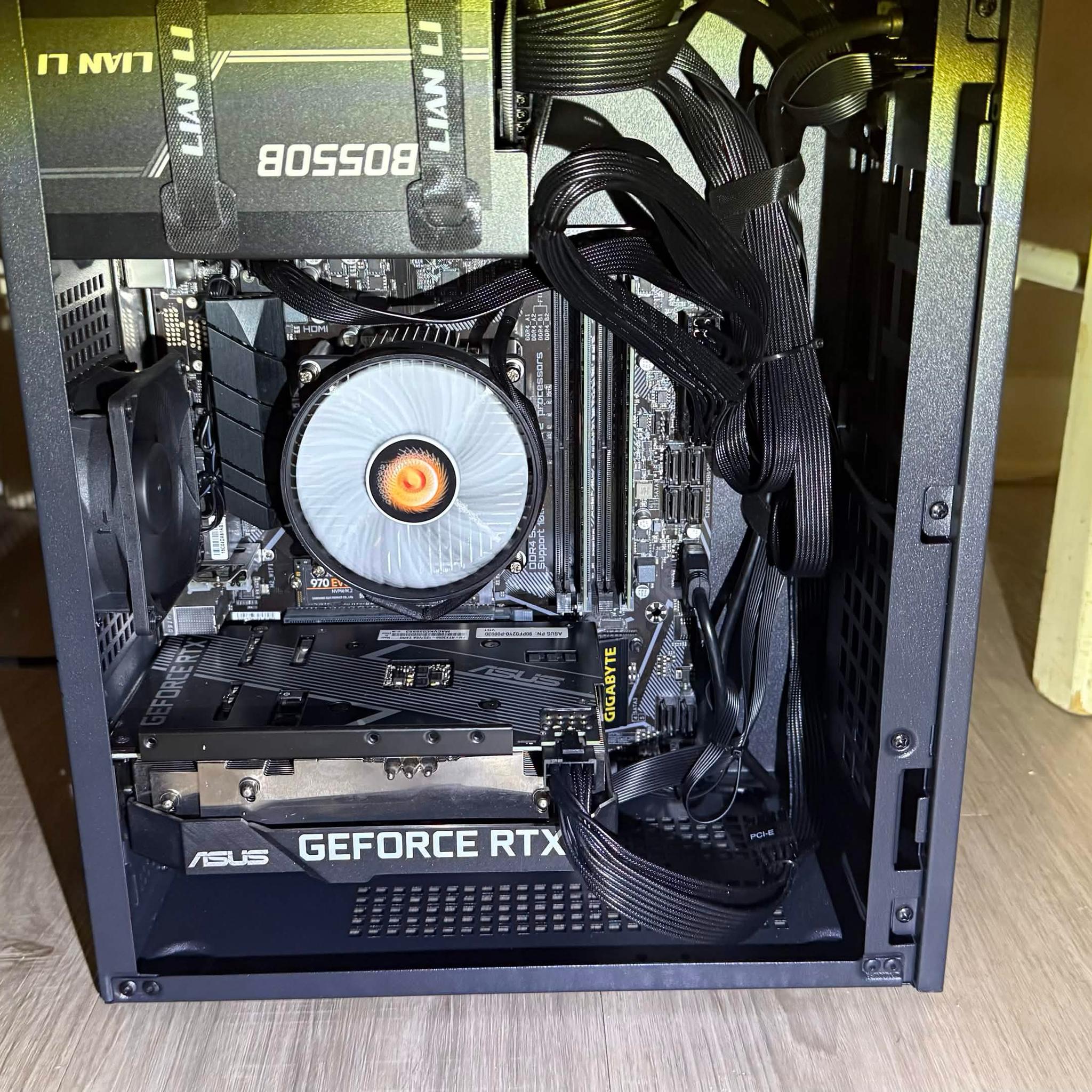 Mini Gaming PC | 10400F | 16GB DDR4 | RTX 3060 12GB | 500GB NVMe | Windows 11 | Zalman Cubix