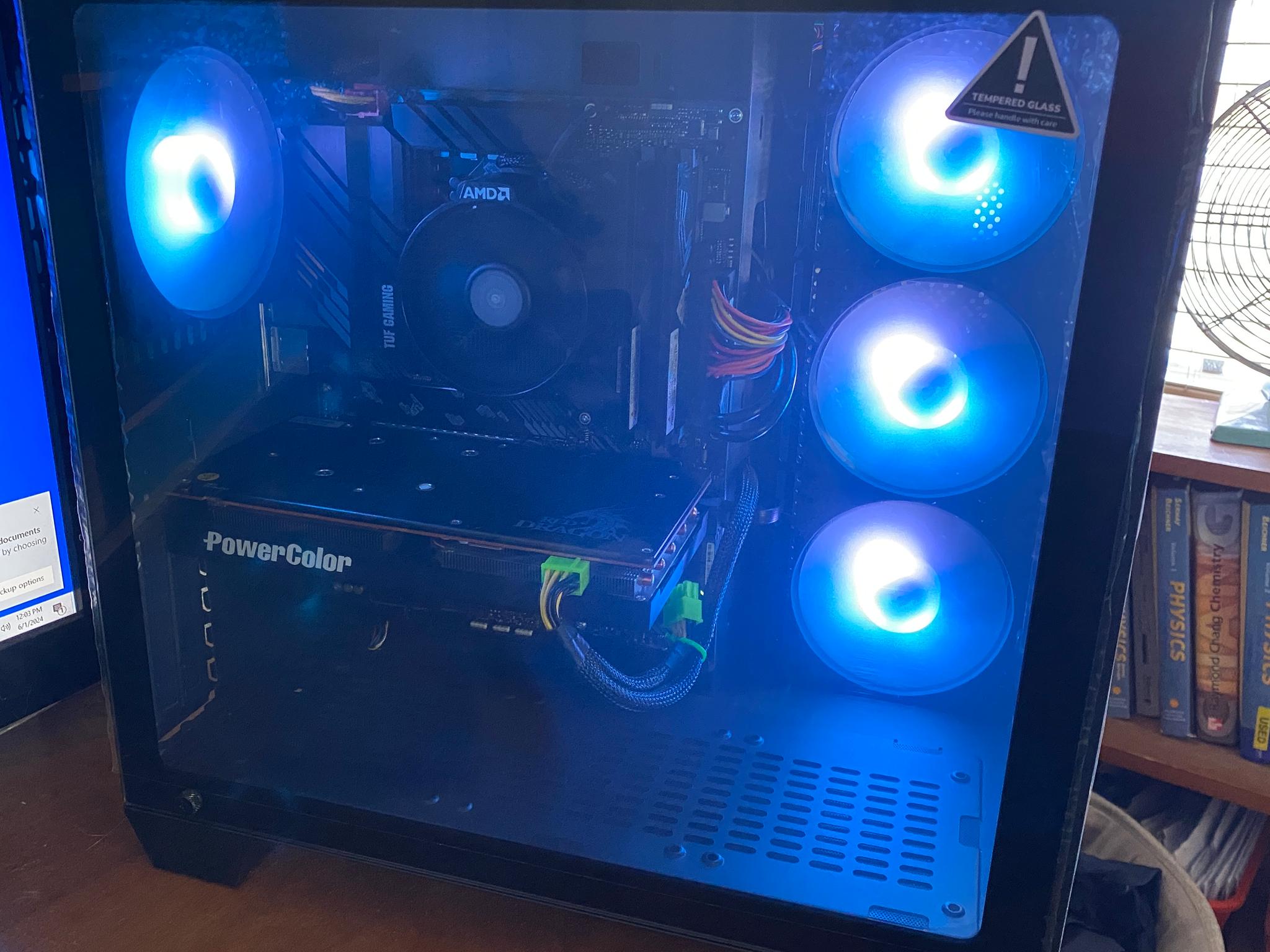 AMD Ryzen 5 2600, 32GB RAM, 512GB NVME + 2TB HDD,  RX 5600 XT 6GB