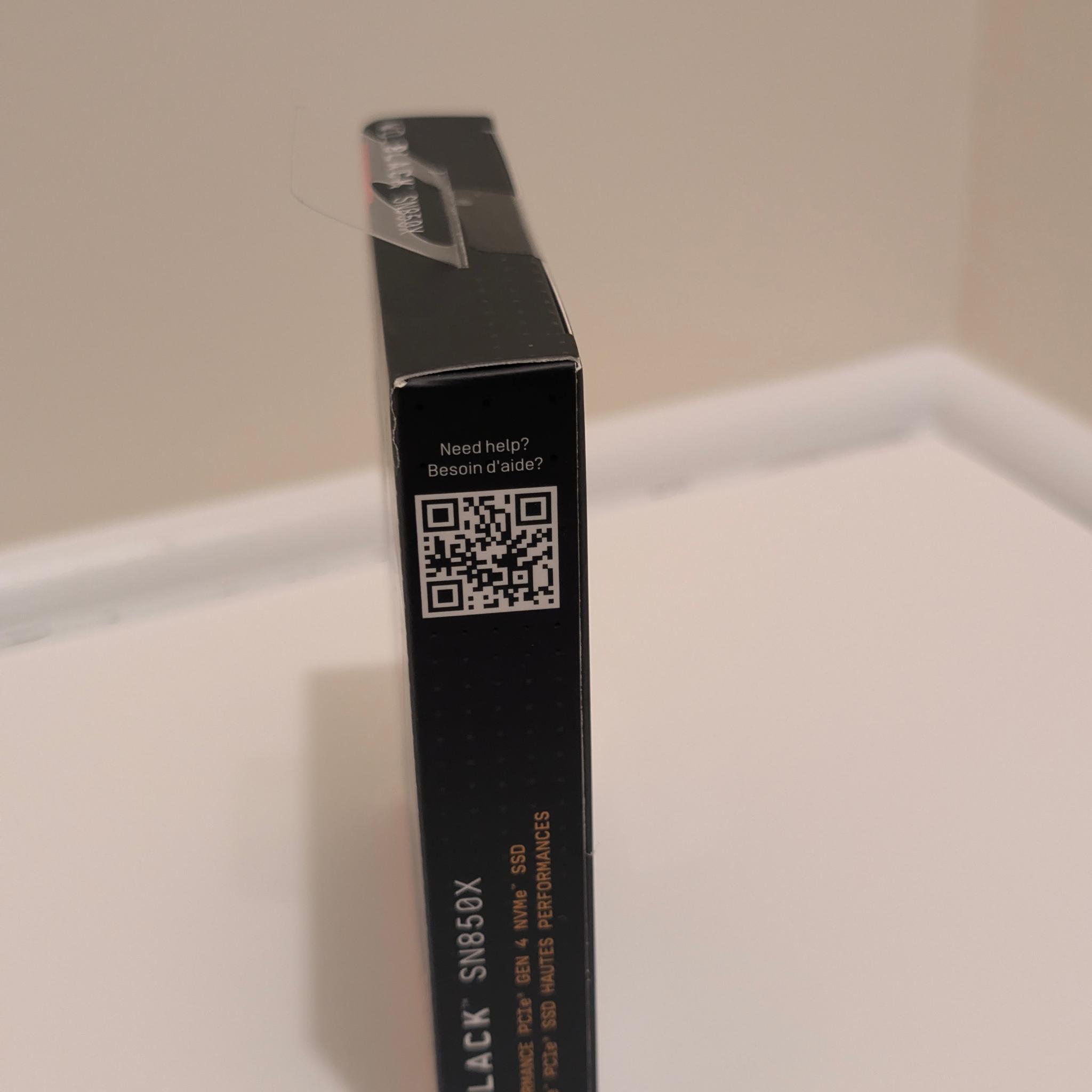 Western Digital WD_BLACK SN850X 4TB NVMe Internal M.2 SSD NEW SEALED w/o heatsink