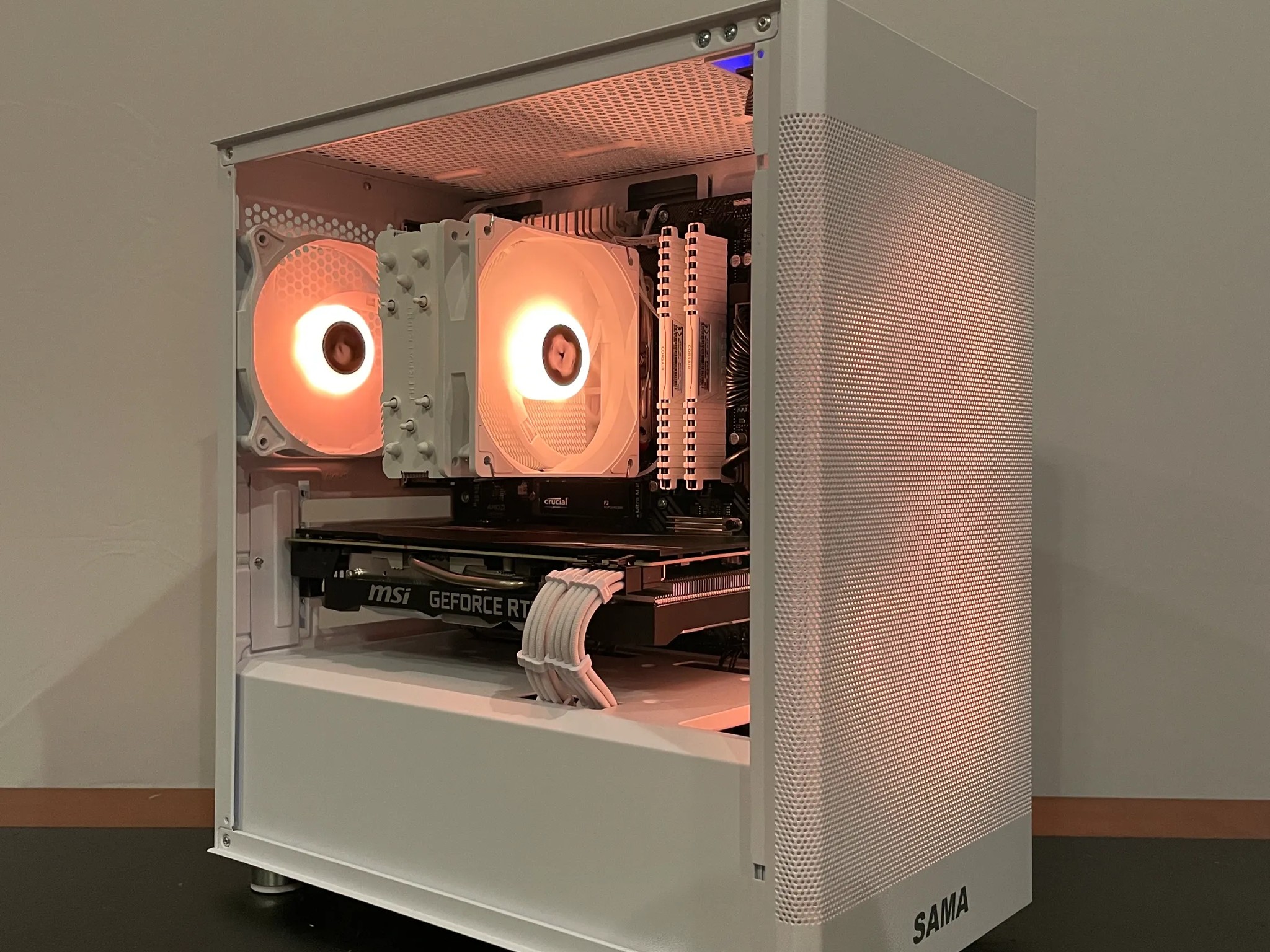 ⚪ White 1080p PC | RTX 2060 12GB | Ryzen 5 3600 | WiFi and Bluetooth | ARGB Control ⚪