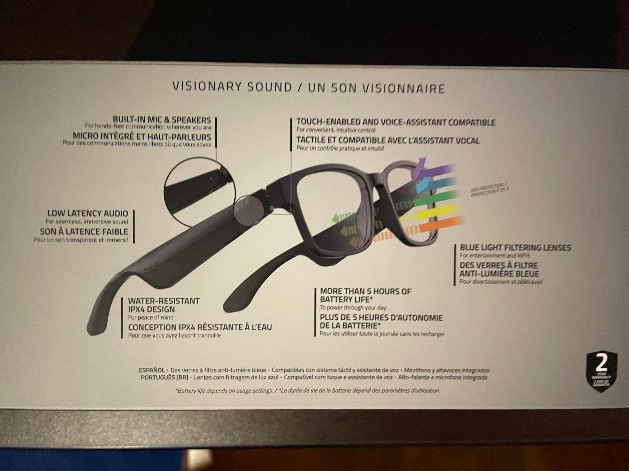 Razer Anzu Smart Glasses-Large