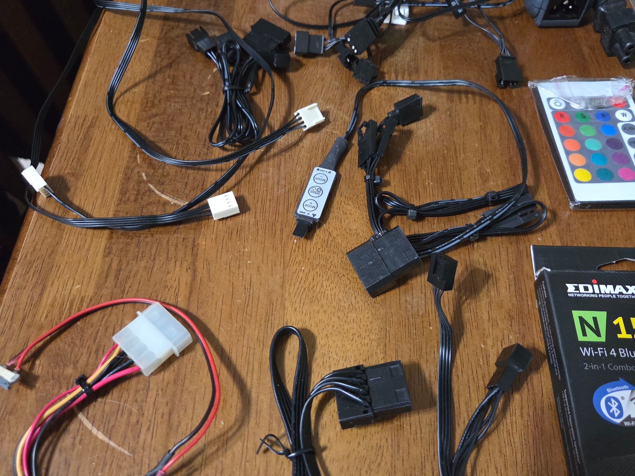 Assorted Computer Cables and Components Package Deal