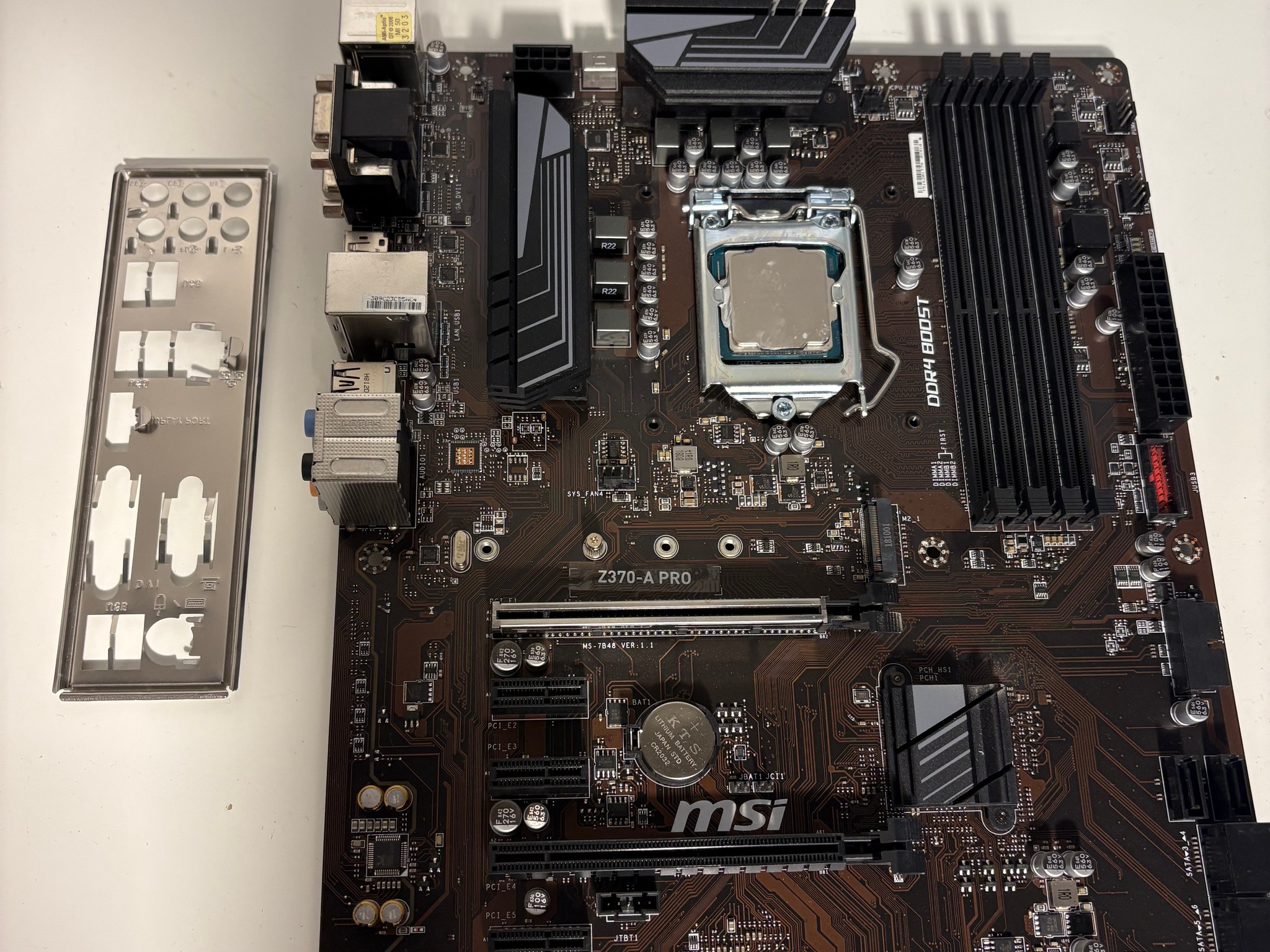 MB Combo - i7 8700K, Z370-A Pro
