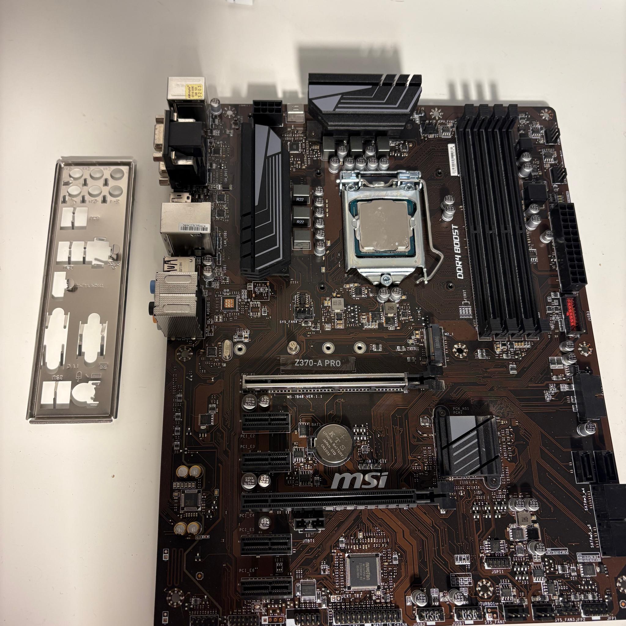 MB Combo - i7 8700K, Z370-A Pro