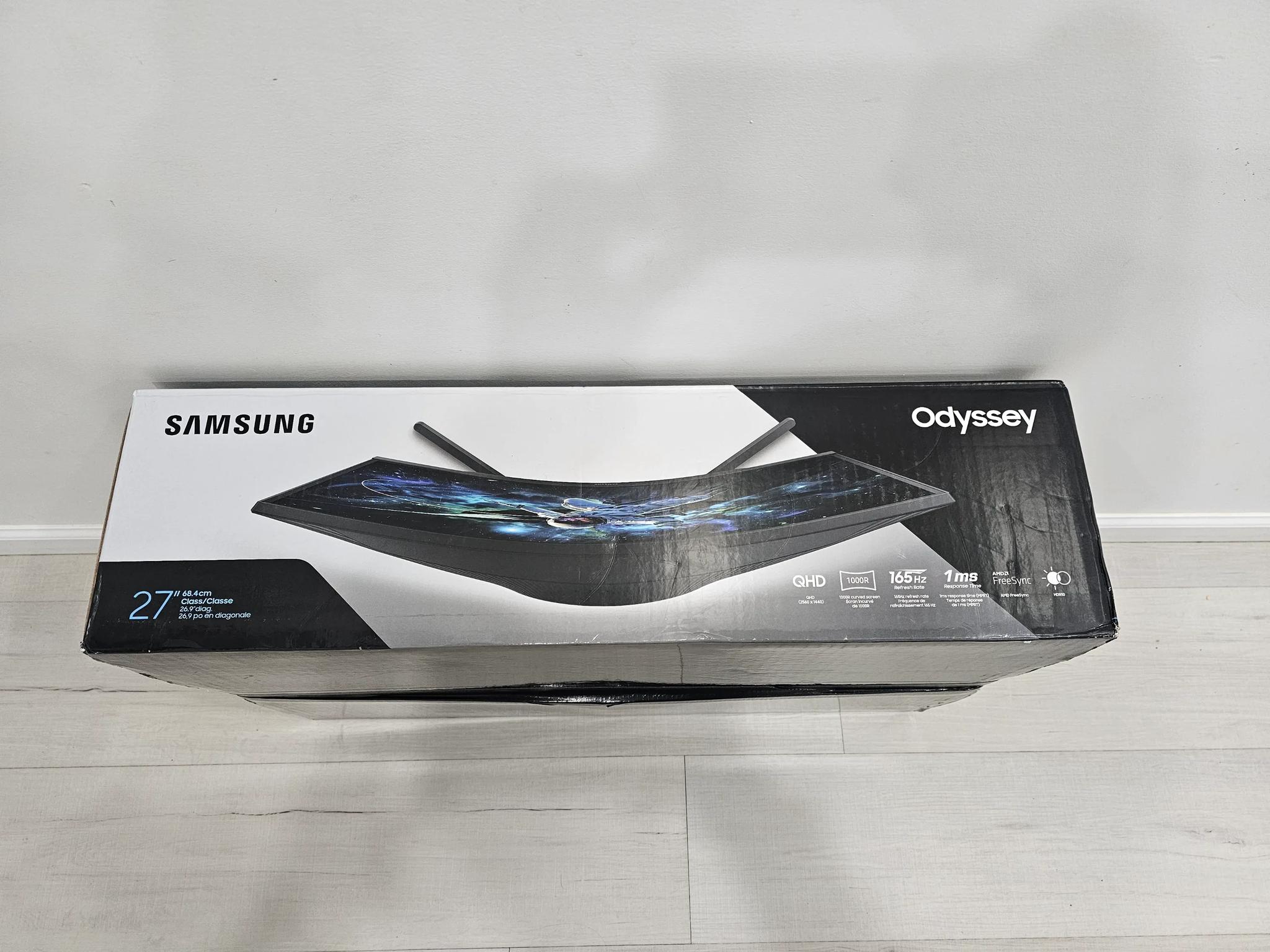 27in QHD Samsung Gaming Monitor 165hz