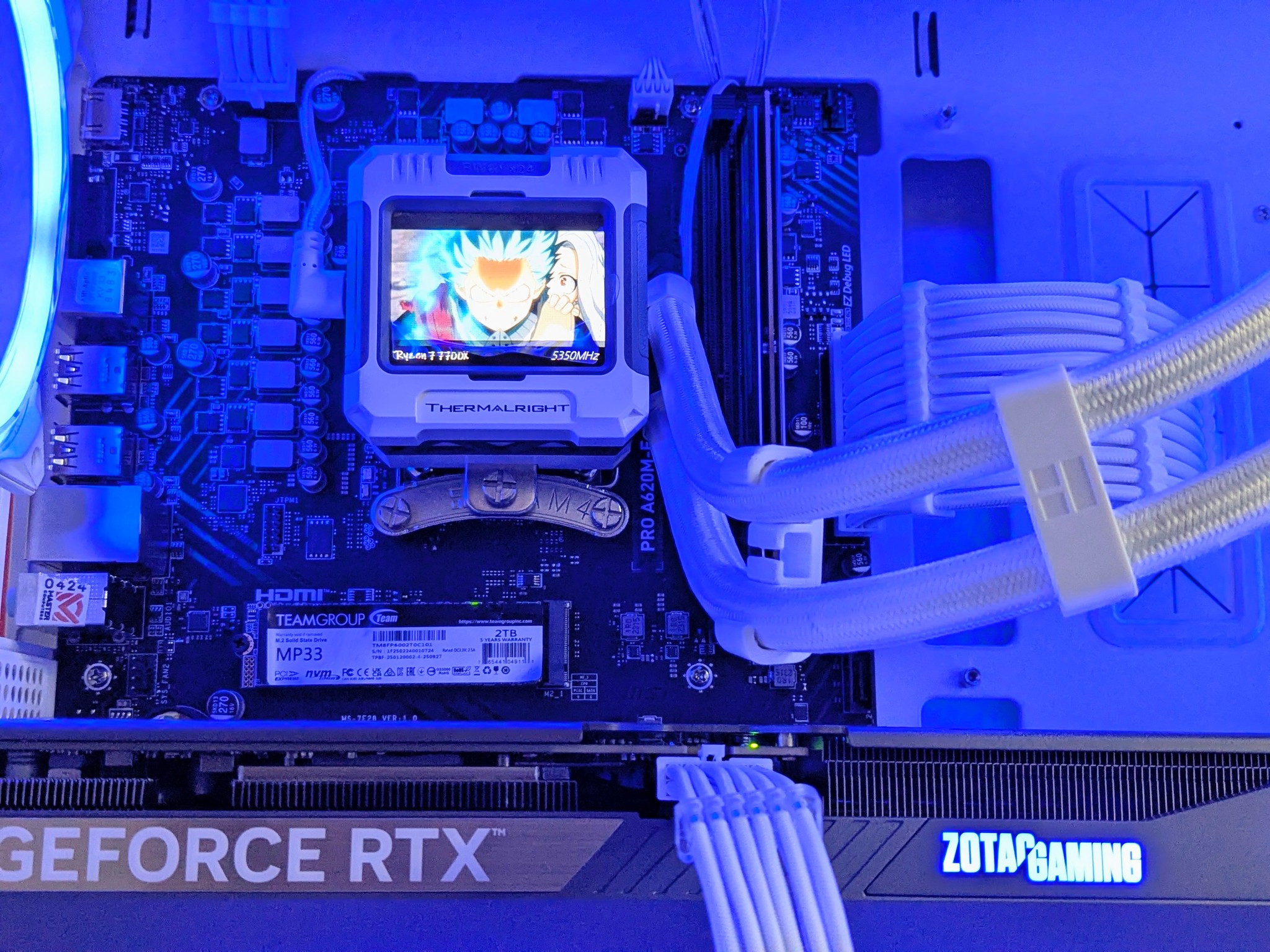 GeForce RTX 5070 Custom Gaming PC - Ryzen 7 7700X, 32GB RAM, 2TB SSD