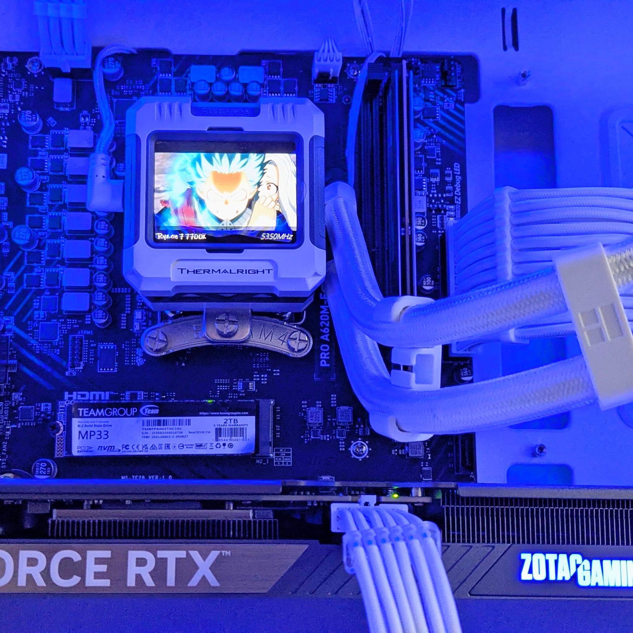 GeForce RTX 5070 Custom Gaming PC - Ryzen 7 7700X, 32GB RAM, 2TB SSD