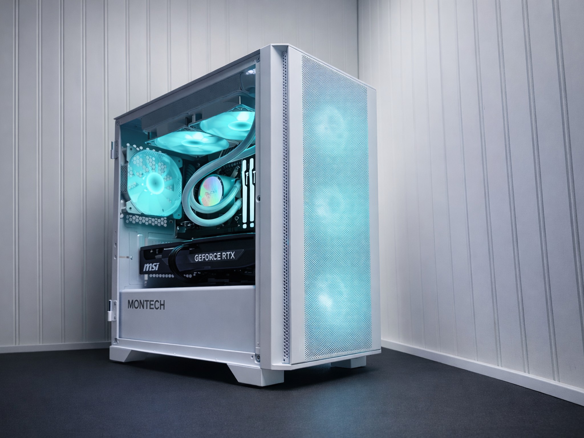 ARCTIC AIR | RTX 5070 12GB | Ryzen 7 7700 | 16GB DDR5 6000 | 1TB NVMe |  White & Black Gaming PC
