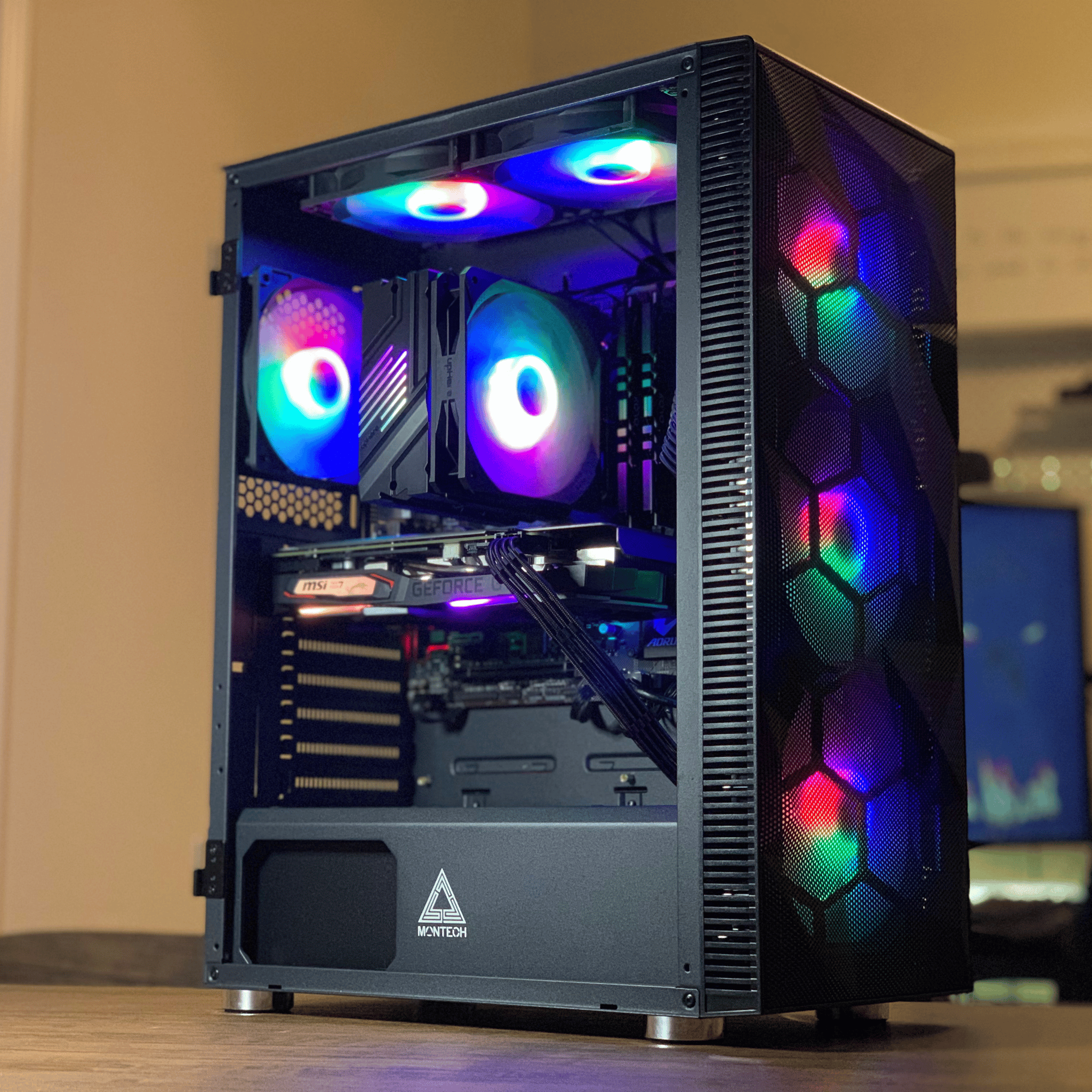 Mid Range Black Gaming PC (Ryzen 5 5600X + GTX 1660 Super)