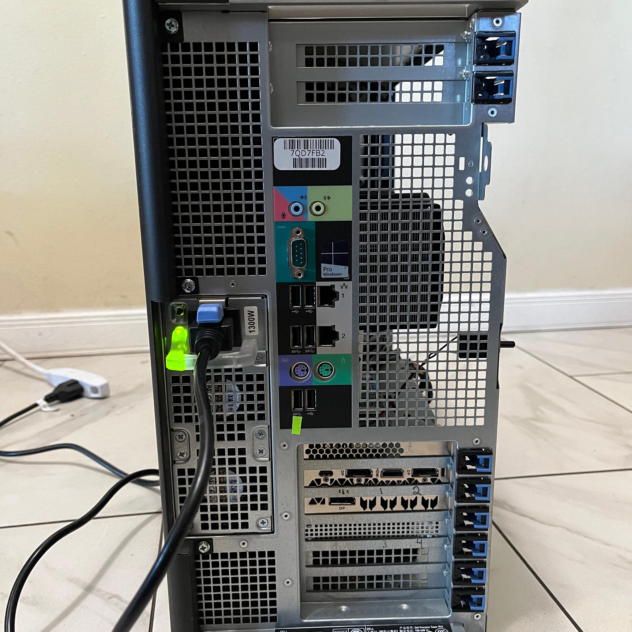 🔥NVIDIA RTX 2080, Intel Xeon 12 Core (Same as i7), 500 GB SSD, 16 GB RAM, Dell T7910 Gaming PC
