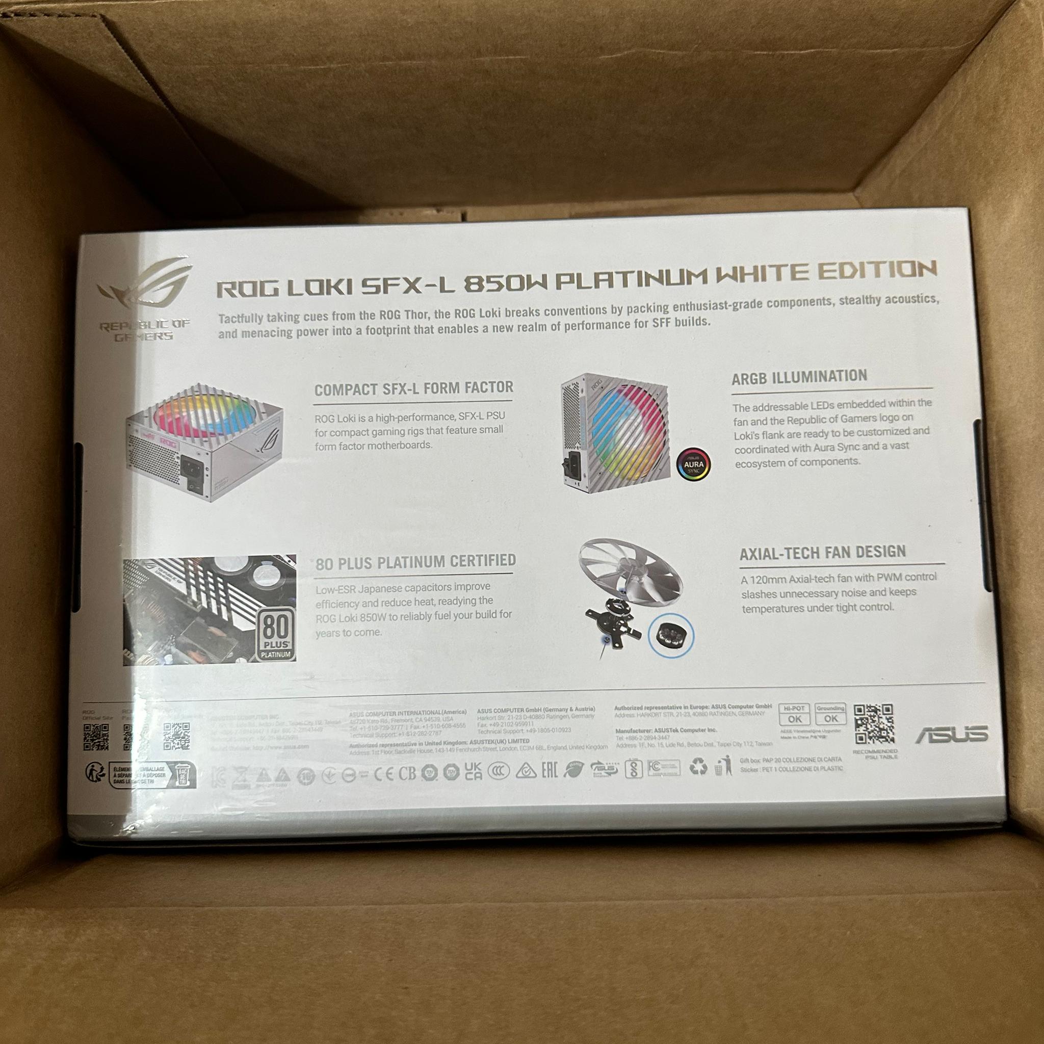 Asus LOKI 850W SFX-L PSU