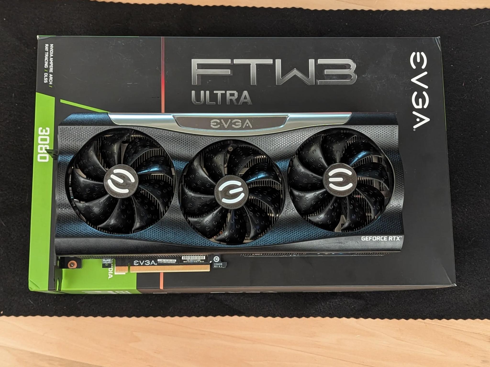 🍡 EVGA 3080 FTW3 Ultra – 10GB Beast w/ Massive Cooler | Rare & Powerful 🌏
