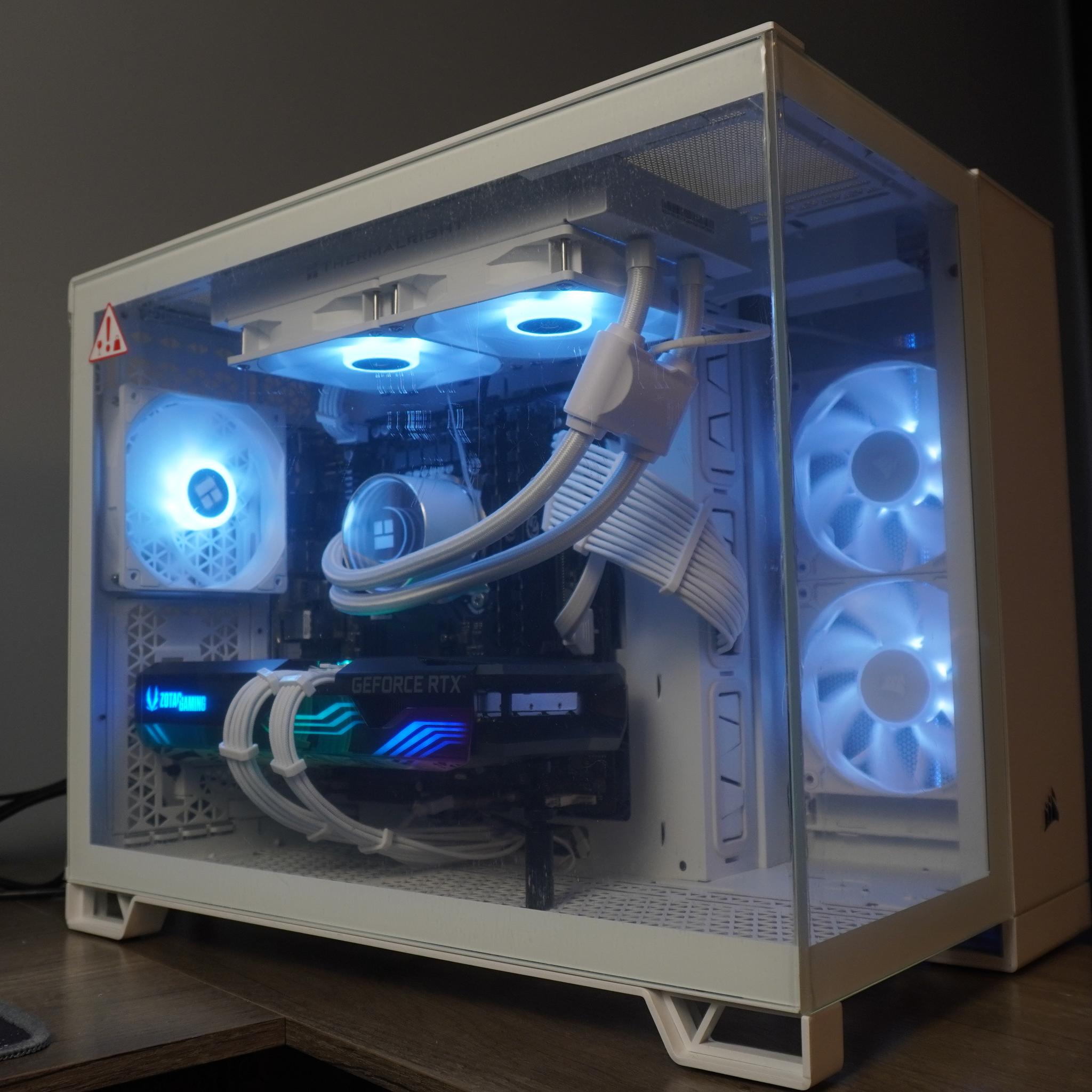 🤍AESTHETIC🤍 1440/1080p GAMING MACHINE 💚RTX 3070 💙 i5 12400f | 32GB | 1TB | WIFI