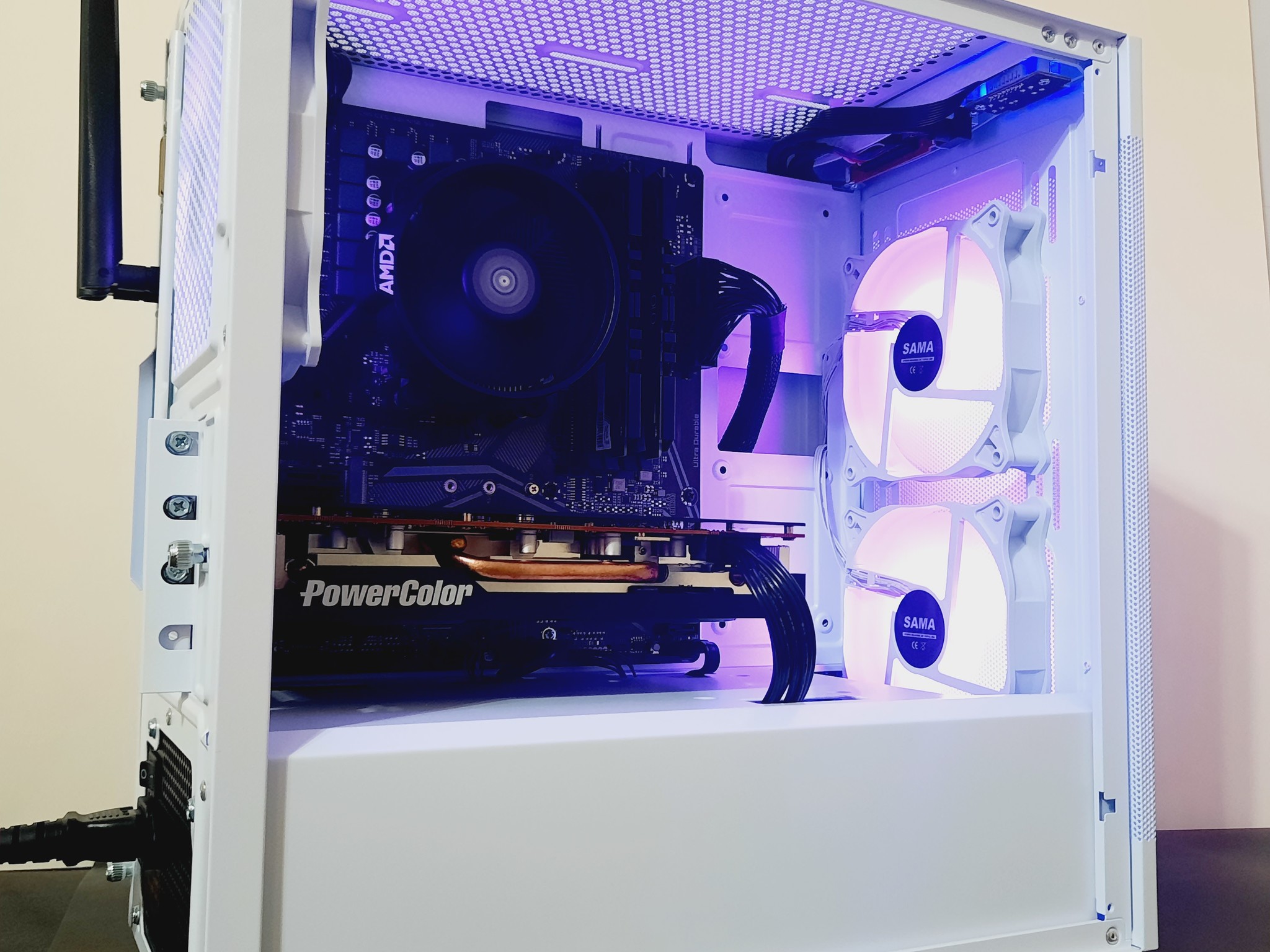 ⚡Best Value White Gaming PC - Ryzen 3 3100 ● 16GB RAM ● 1TB SSD - AMD RX 5600 XT 6GB