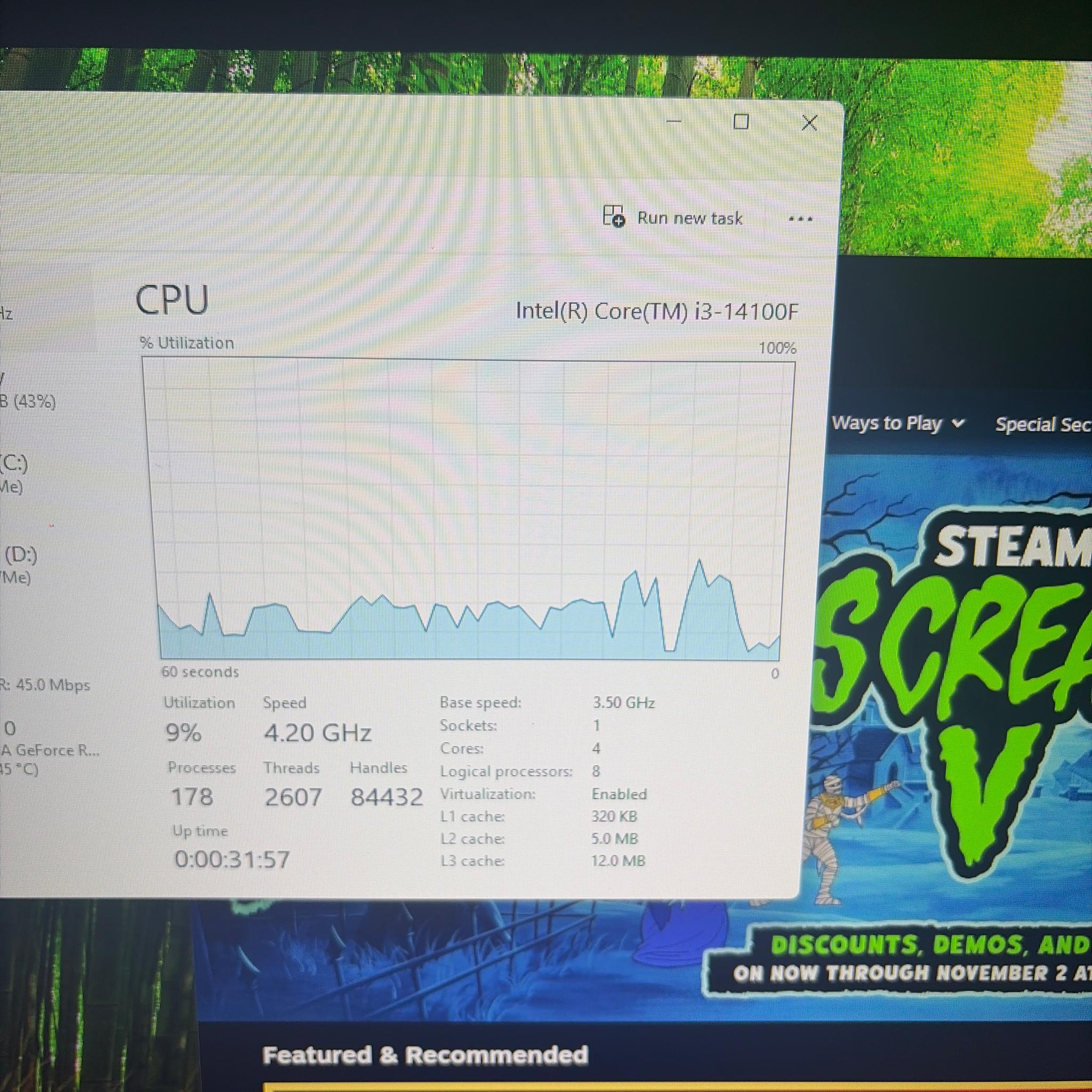 GeForce RTX 3050 8GB Custom Gaming PC - Core i3-14100F, 16GB RAM, 512GB NVMe SSD