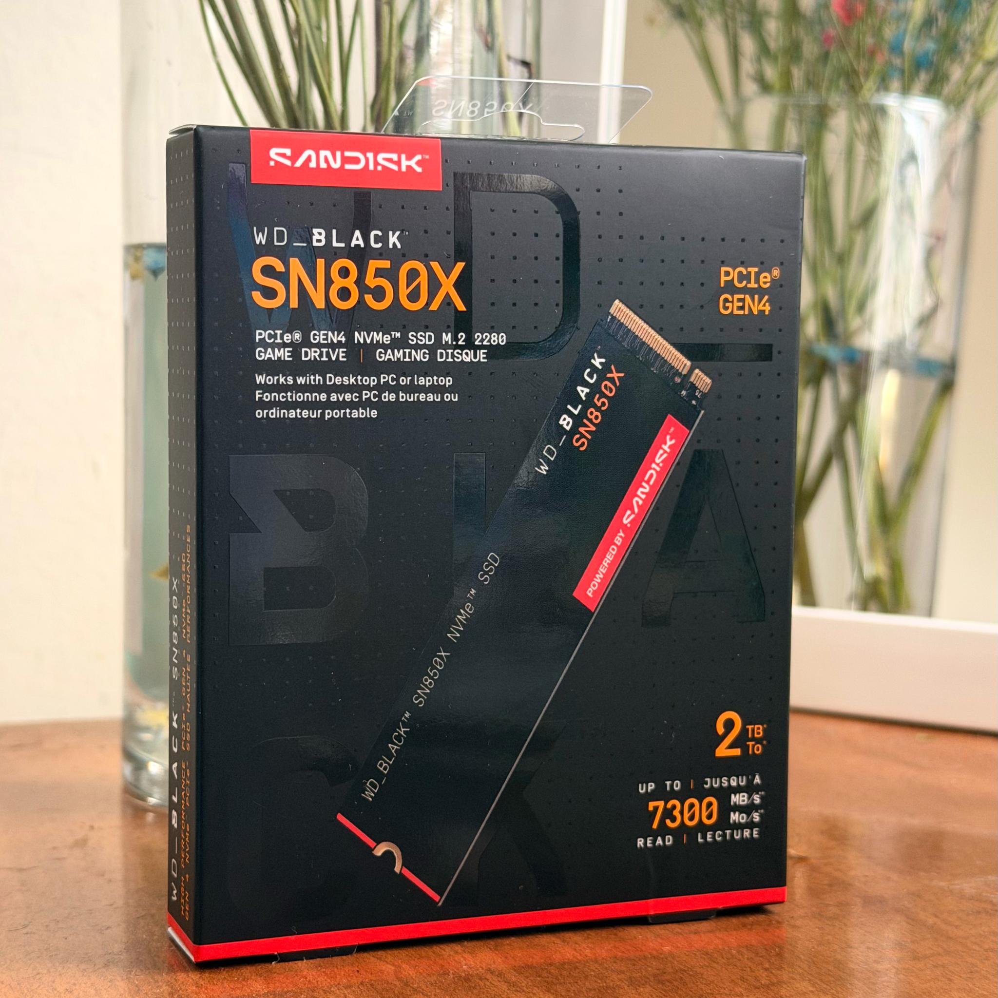 WD_BLACK SN850X 2TB NVMe M.2 SSD (Brand New Sealed)