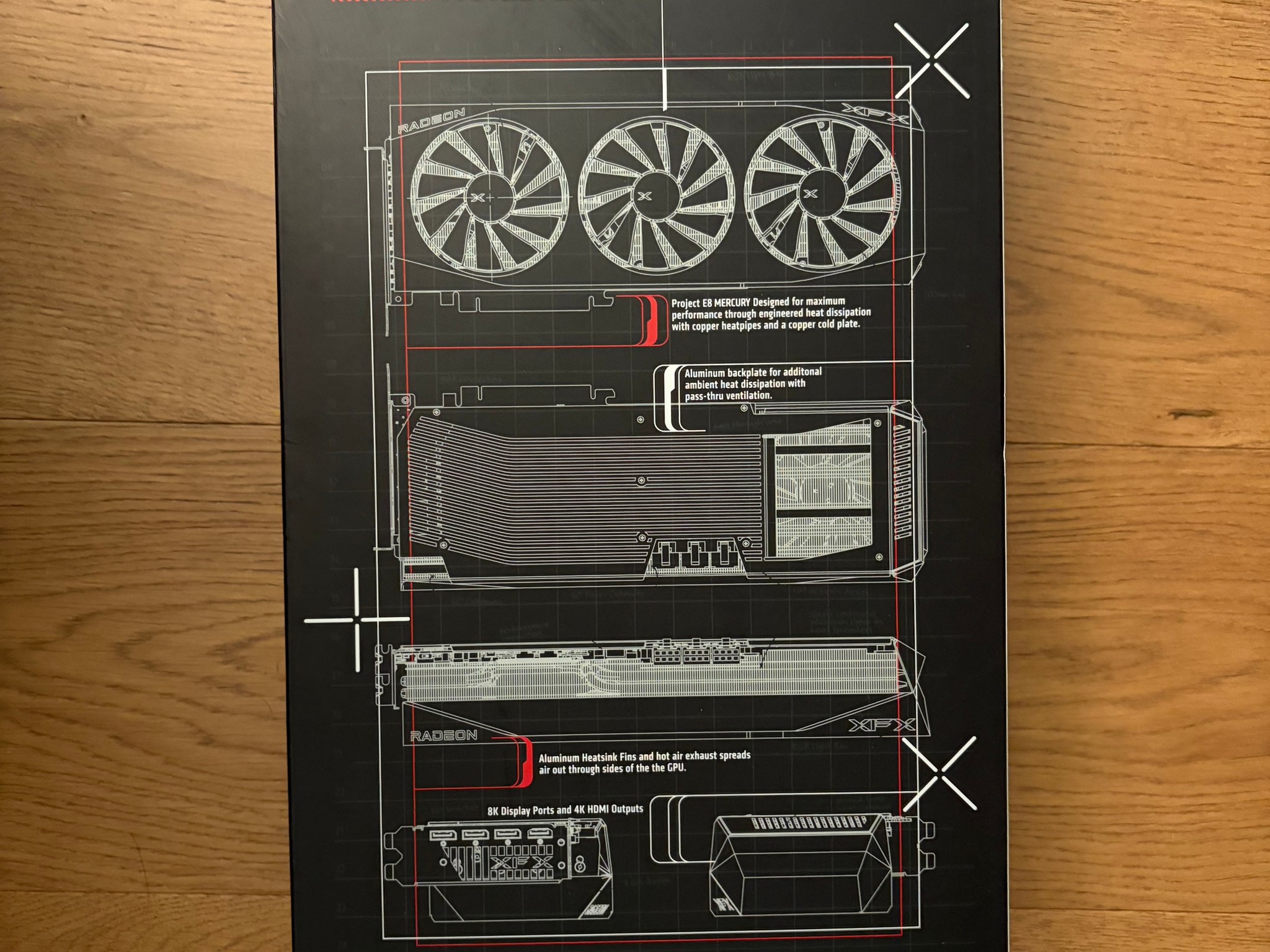 XFX Mercury AMD Radeon RX 9070XT OC Gaming Edition with RGB 16GB GDDR6