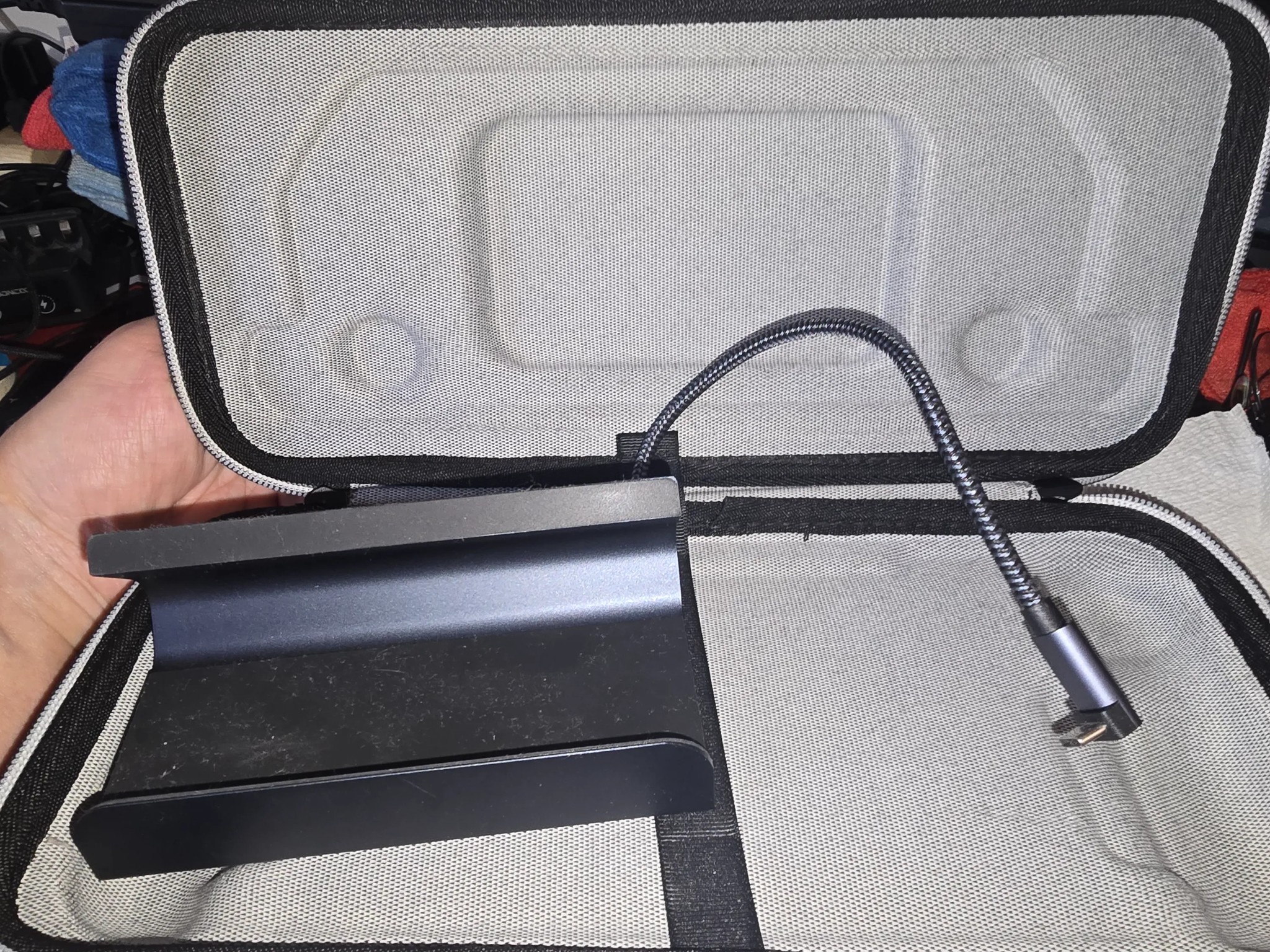 LCD Steam deck with case and dock