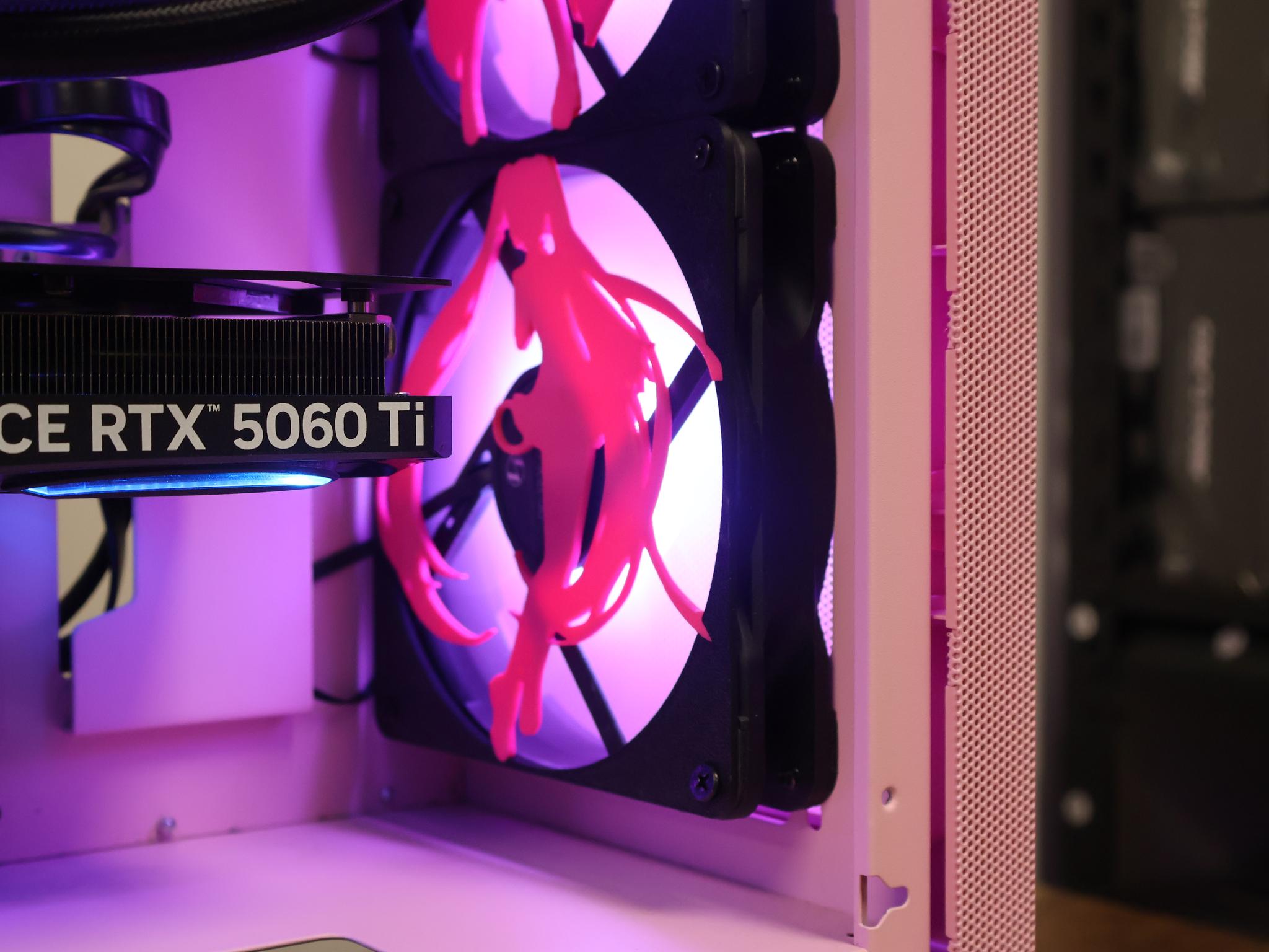 Pink RTX 5060 Ti Gaming PC – Intel i5-14600K | 32GB DDR5 | 1TB M.2 | 1440p Gaming