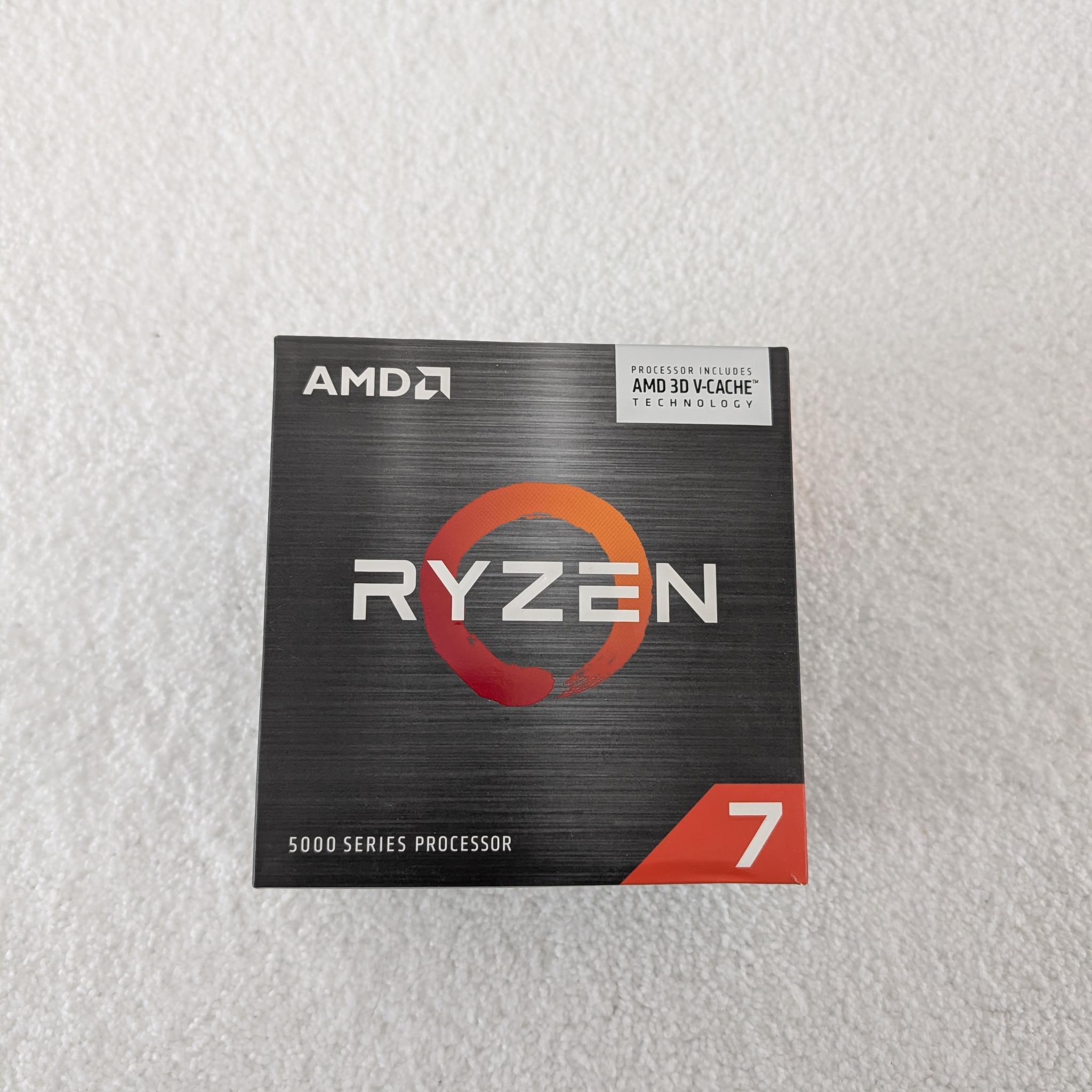 AMD Ryzen 7 5800X3D, 3.4 GHz 8 cores / 16 thread