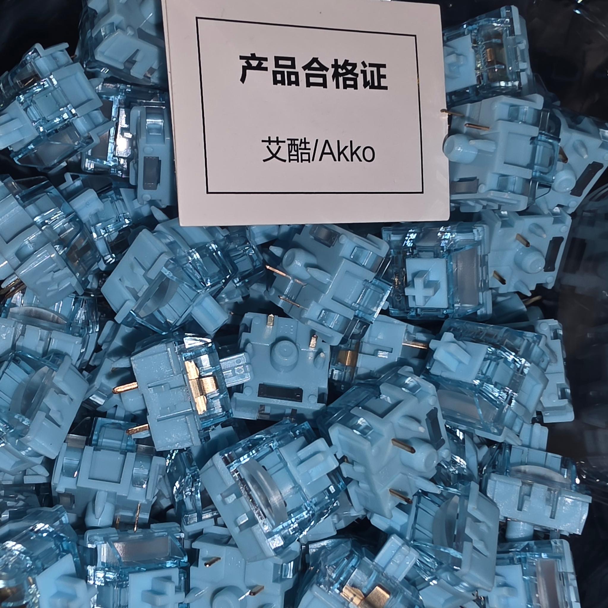 Akko v5 creamy blue tactile keyboard switches