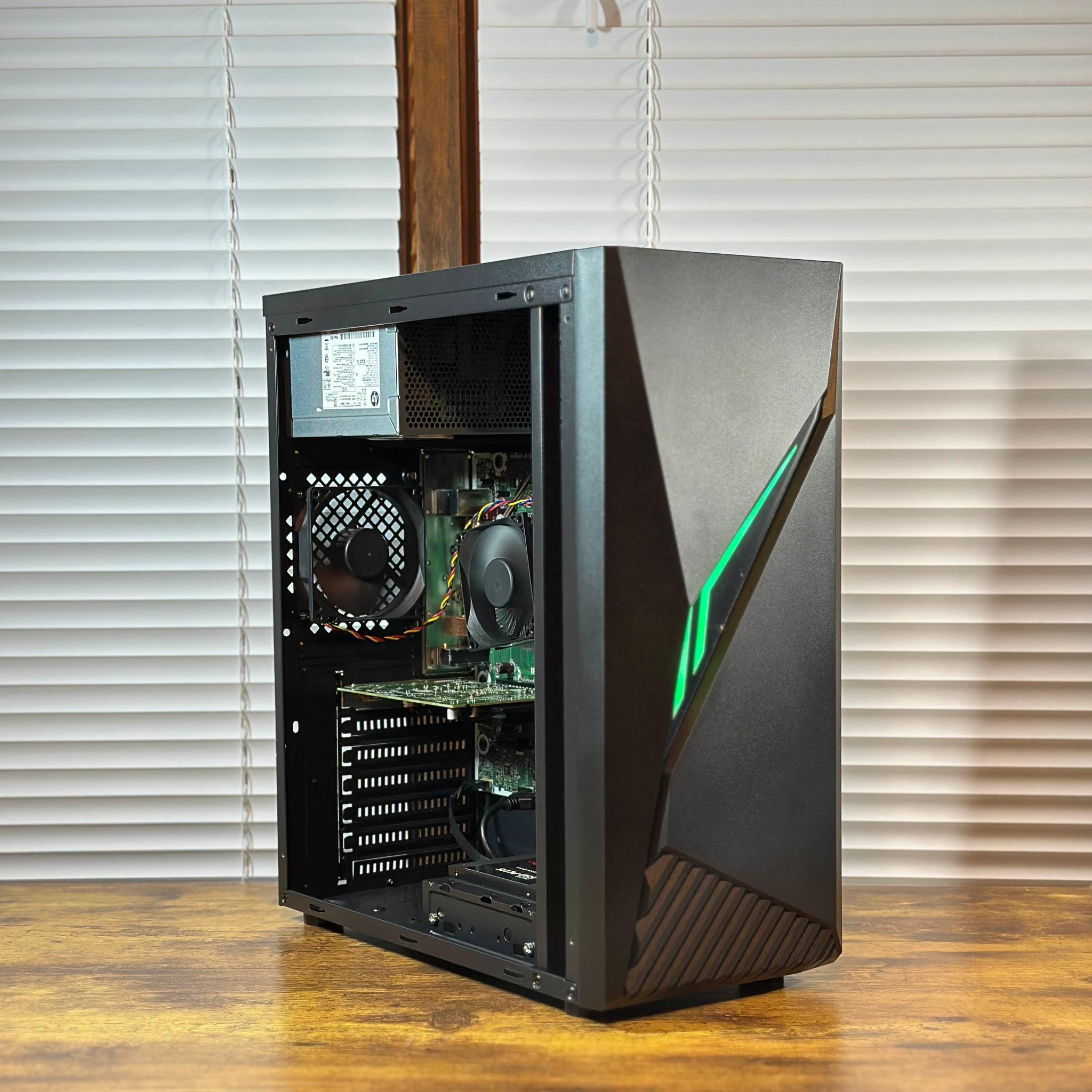 AMD 4GB GPU | Intel i5 6400 | 12GB DDR3 | 1.25TB Storage | Win11 | WIFI | 1080P Budget Gaming PC