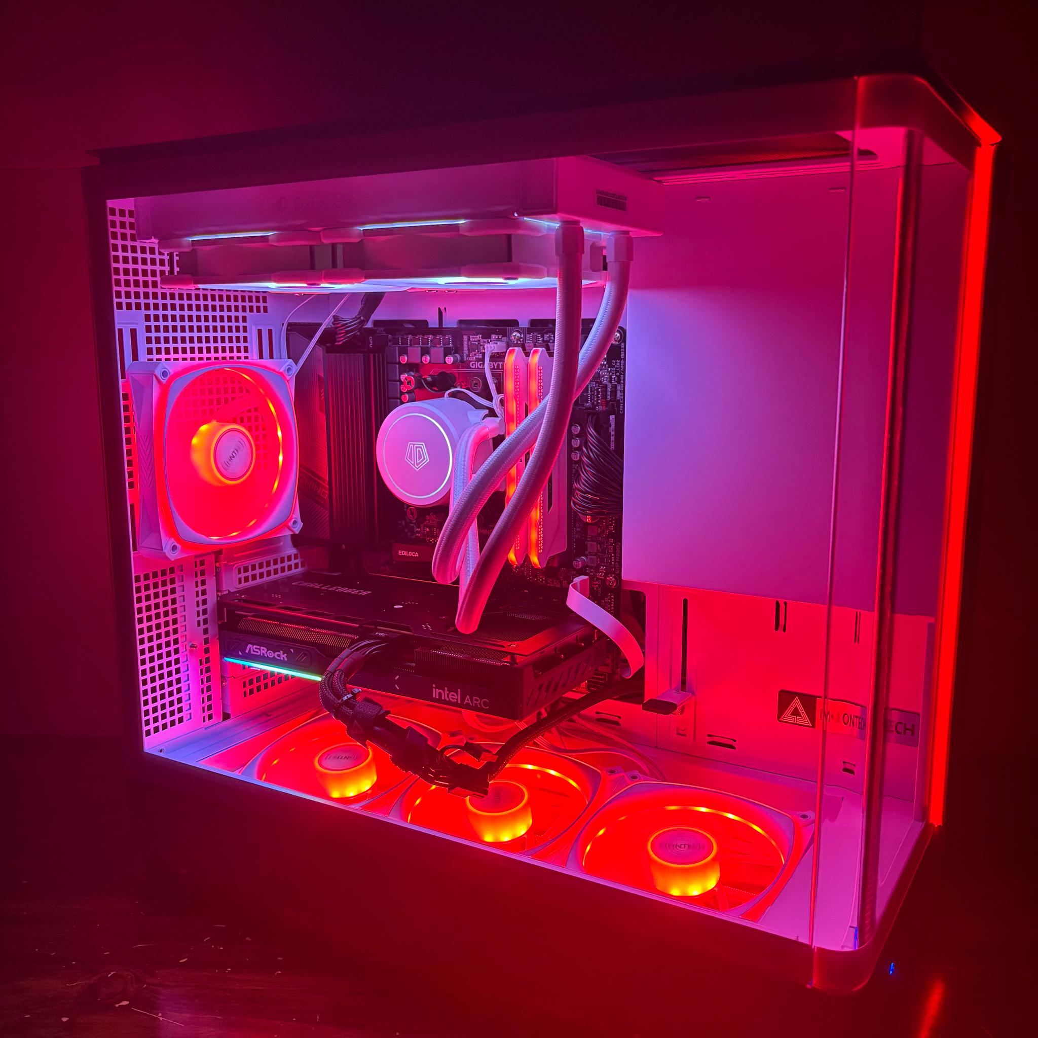 Gundam 1080p & 1440P Gaming PC | Arc B580 12 GB | Ryzen 5 5600X | 100% Set Up & Ready to Play