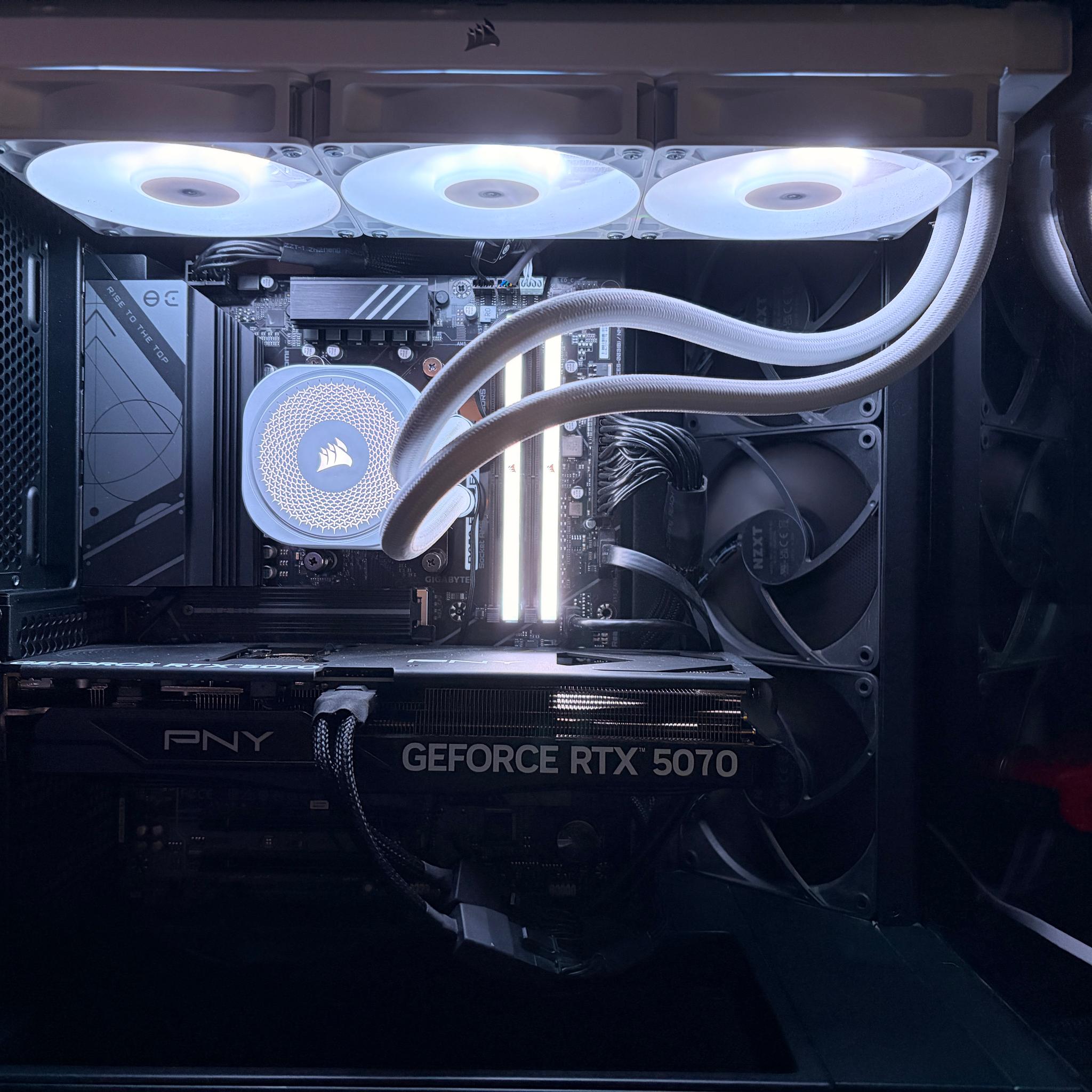 RTX 5070 + Ryzen 7 5700X3D Gaming PC | 32GB Corsair RGB RAM | 3TB Storage