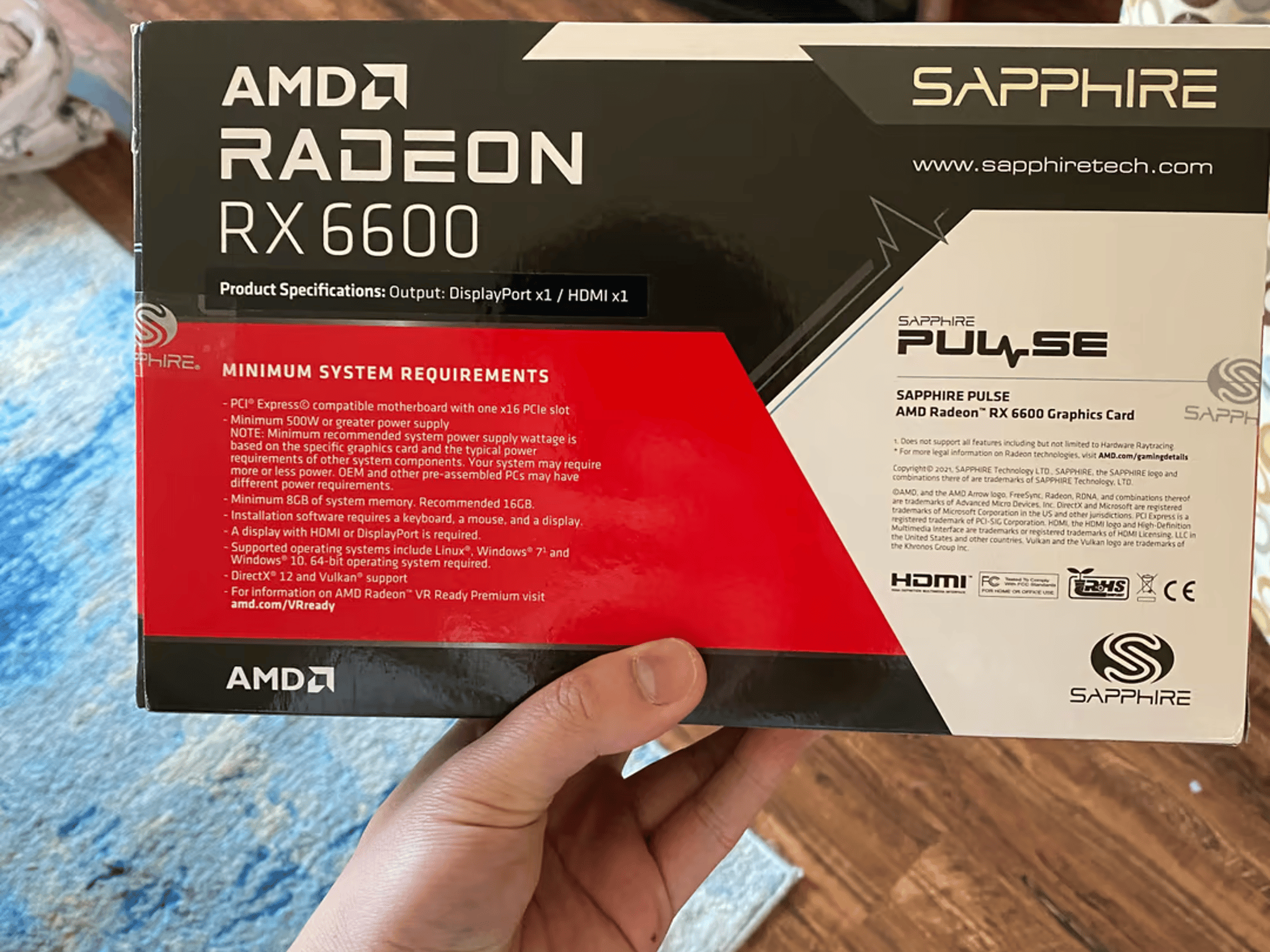 Sapphire Radeon RX 6600 Pulse Lite Edition