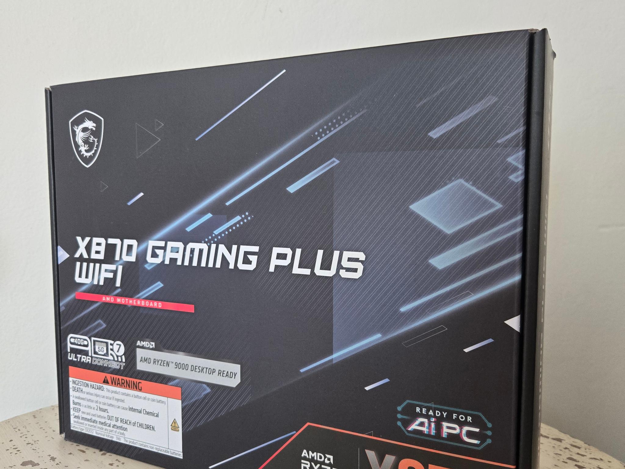 MSI X870 Gaming Plus WiFi