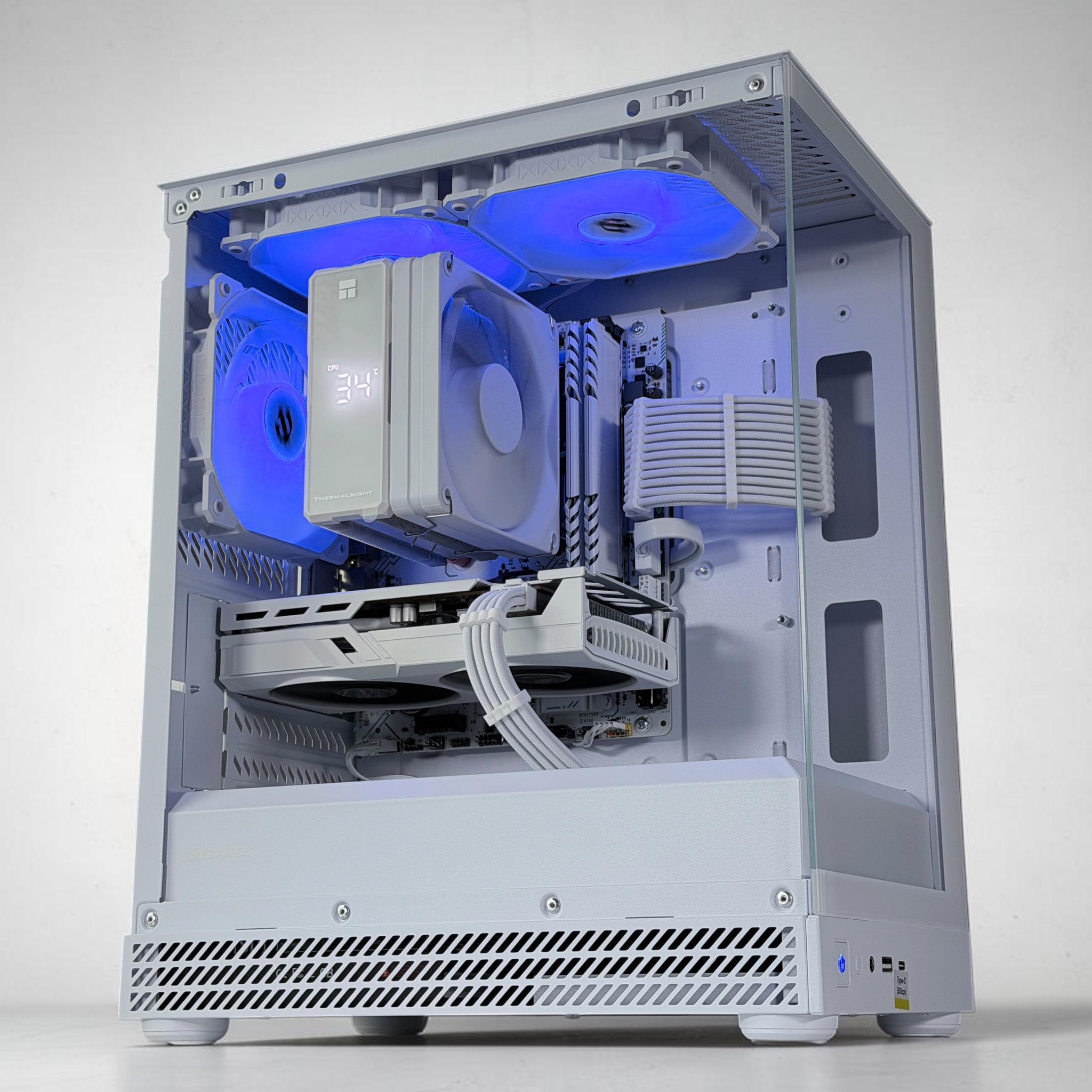 🌬️🌨️Gaming PC❄️AMD RX 6600 8GB❄️AMD Ryzen 5 3500X 6 core❄️16GB DDR4❄️ 1.25TB  SSD