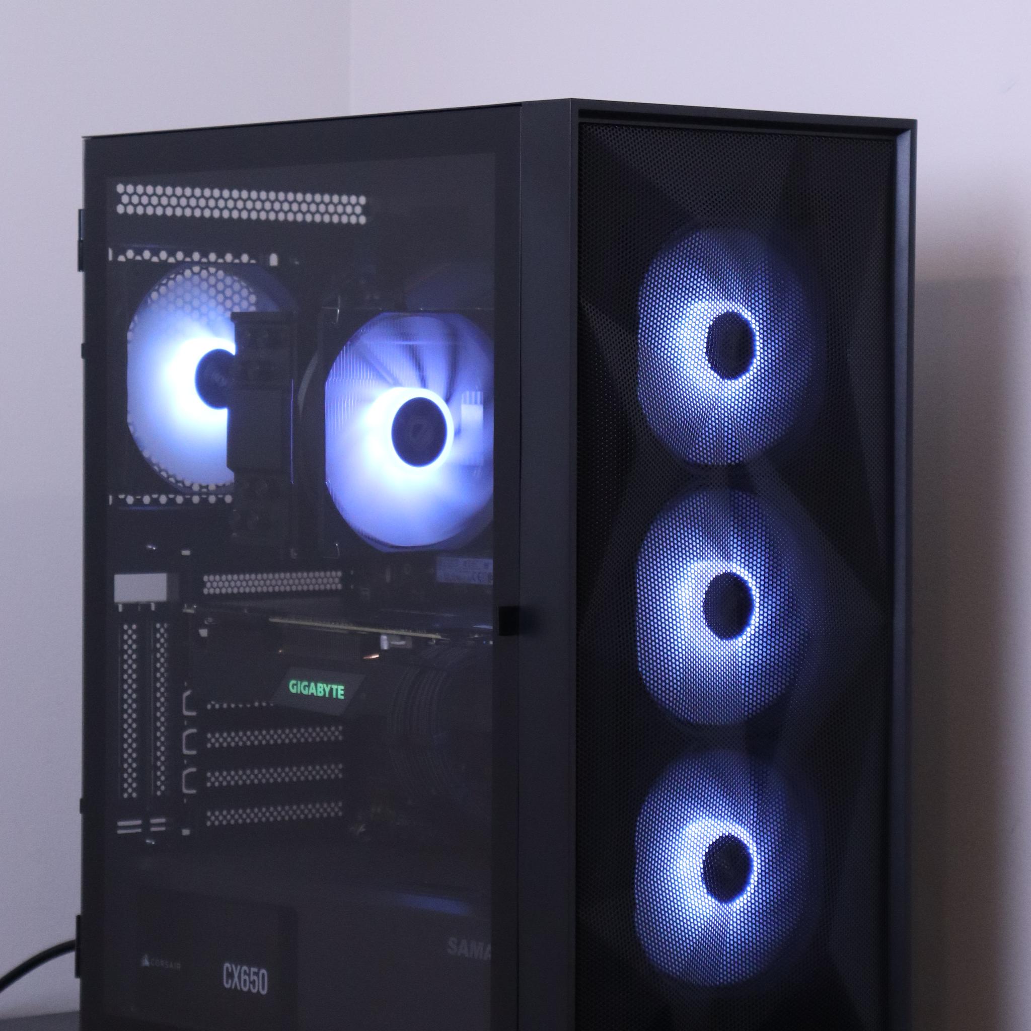 Black RGB Gaming PC | Ryzen 5 3600 - RTX 2070 Super - 1TB SSD