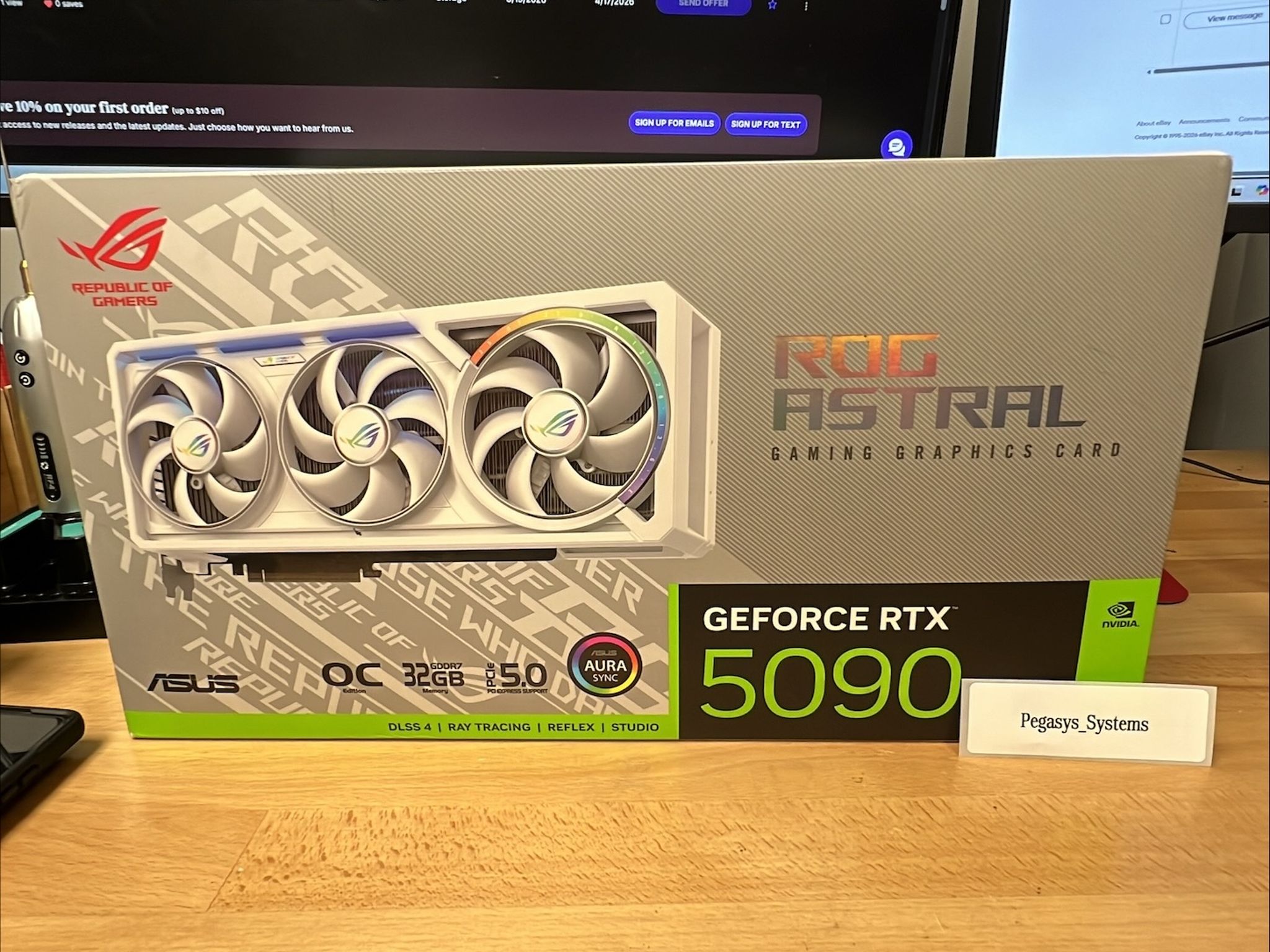 ASUS ROG Astral GeForce RTX 5090 32GB GDDR7 OC White Edition | Jawa