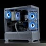 Powerful White Gaming PC – RTX 5060, Ryzen 5 5600X, 32GB, 1TB SSD - RGB, WiFi, BlueTooth