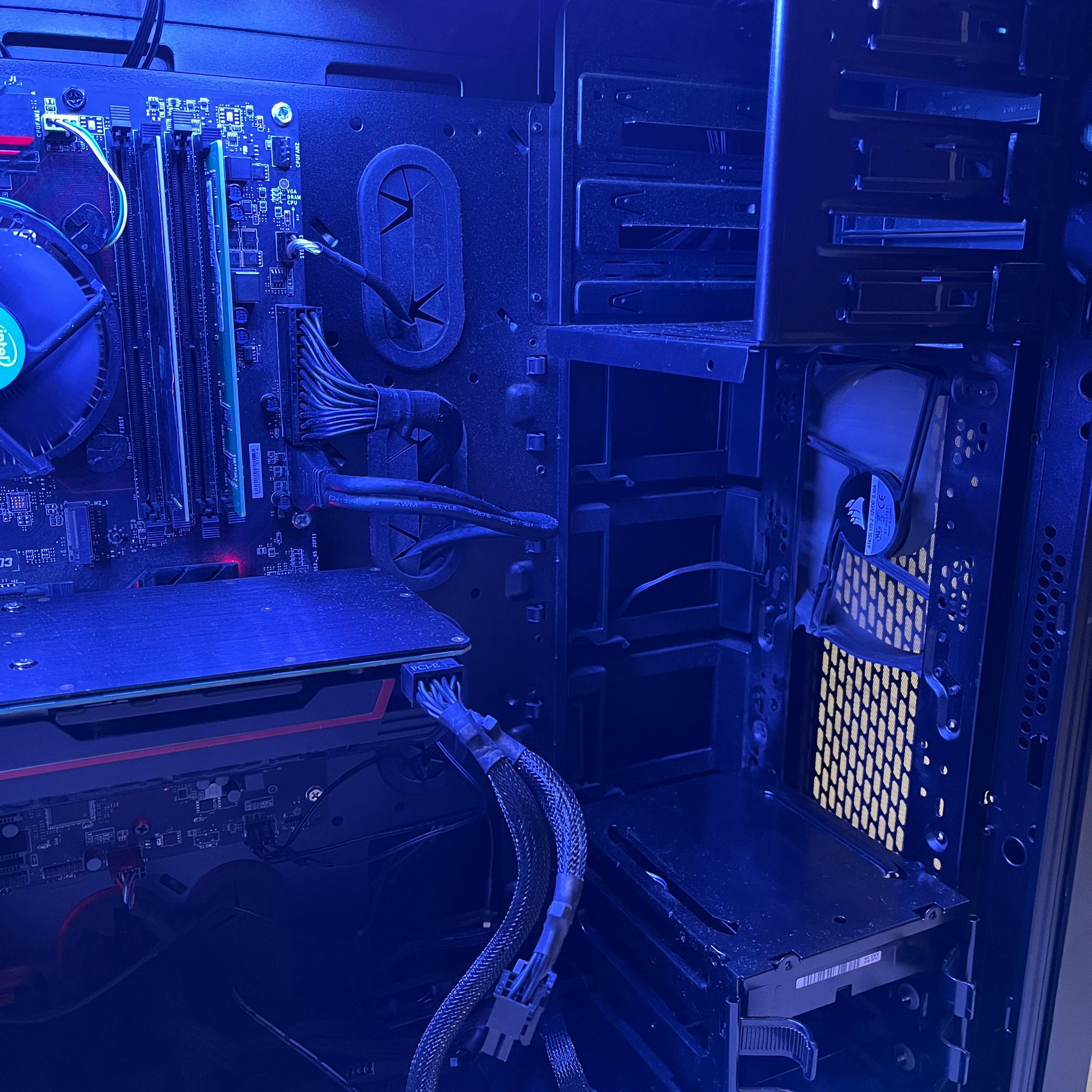 🟠🔥NVIDIA GTX 1080, Intel i5-6500, 12GB RAM, 1.2TB Storage, High Performance Gaming PC w/ Remote 🖥️🔵