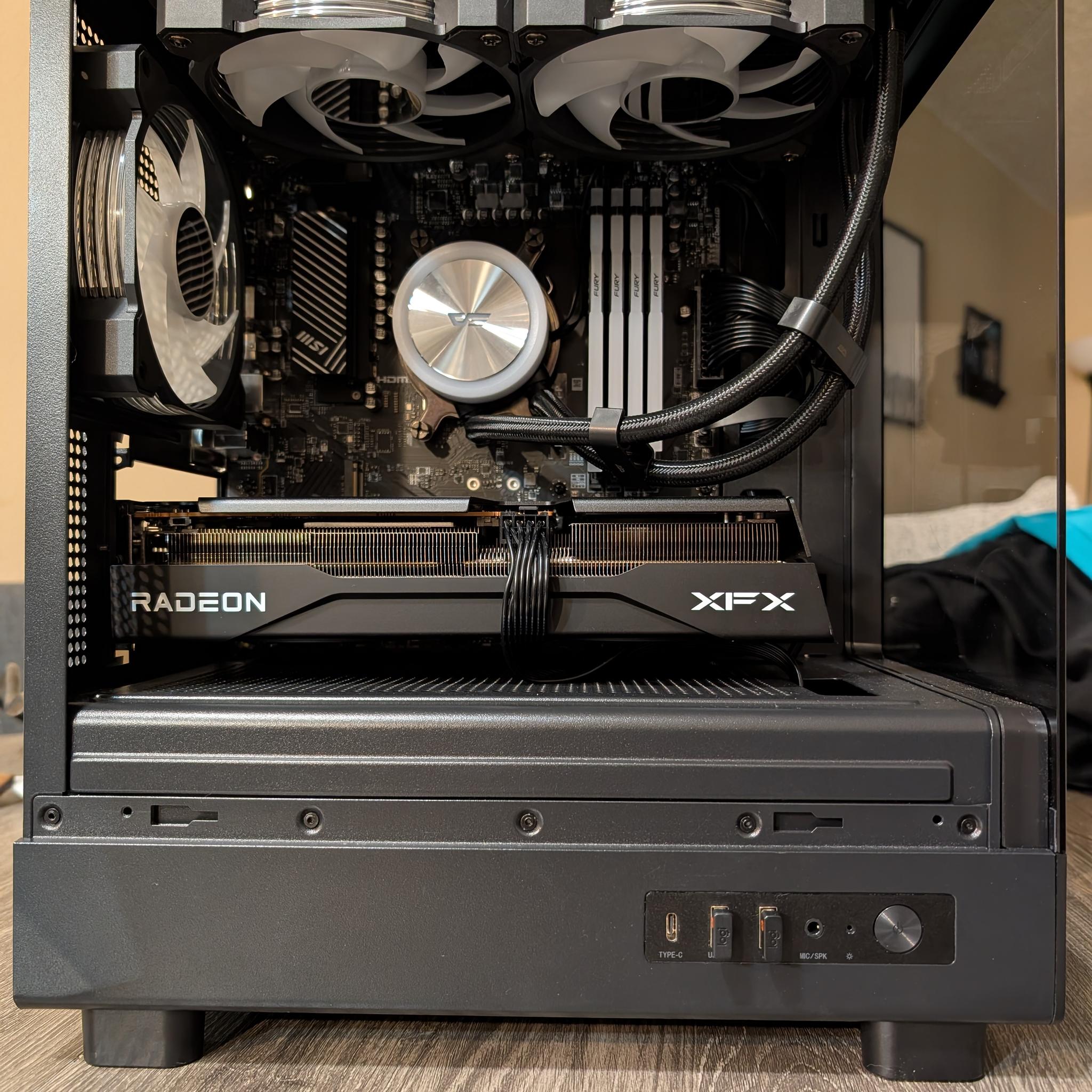 ⚡ DarkFlash AM5 Build ⚡9060 XT 16GB | 9600x | 32 GB DDR5 6000Mhz CL30| 1 TB | 750w PSU