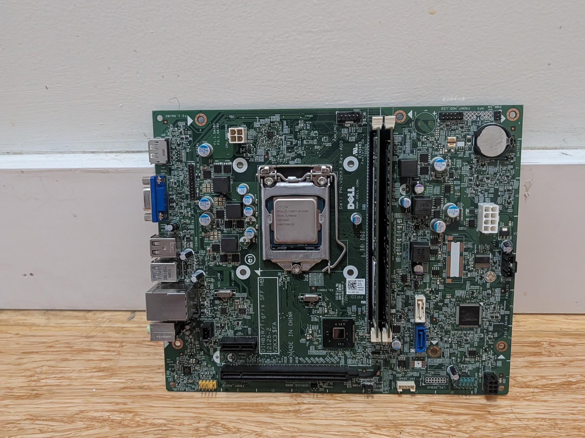 Motherboard combo| I3 4170 | 4GB 1333 | Dell LGA 1150|
