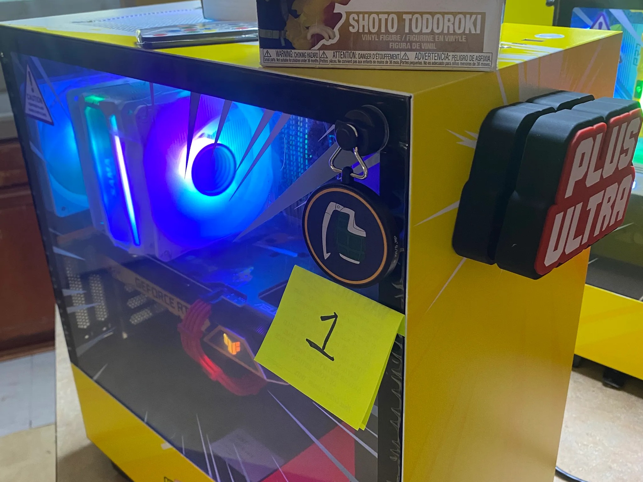 Gaming PC My Hero Academia Themed, Ryzen 5 5600, RTX 3060 12GB (Demonslayer), 2TB NVME, 32GB Ram