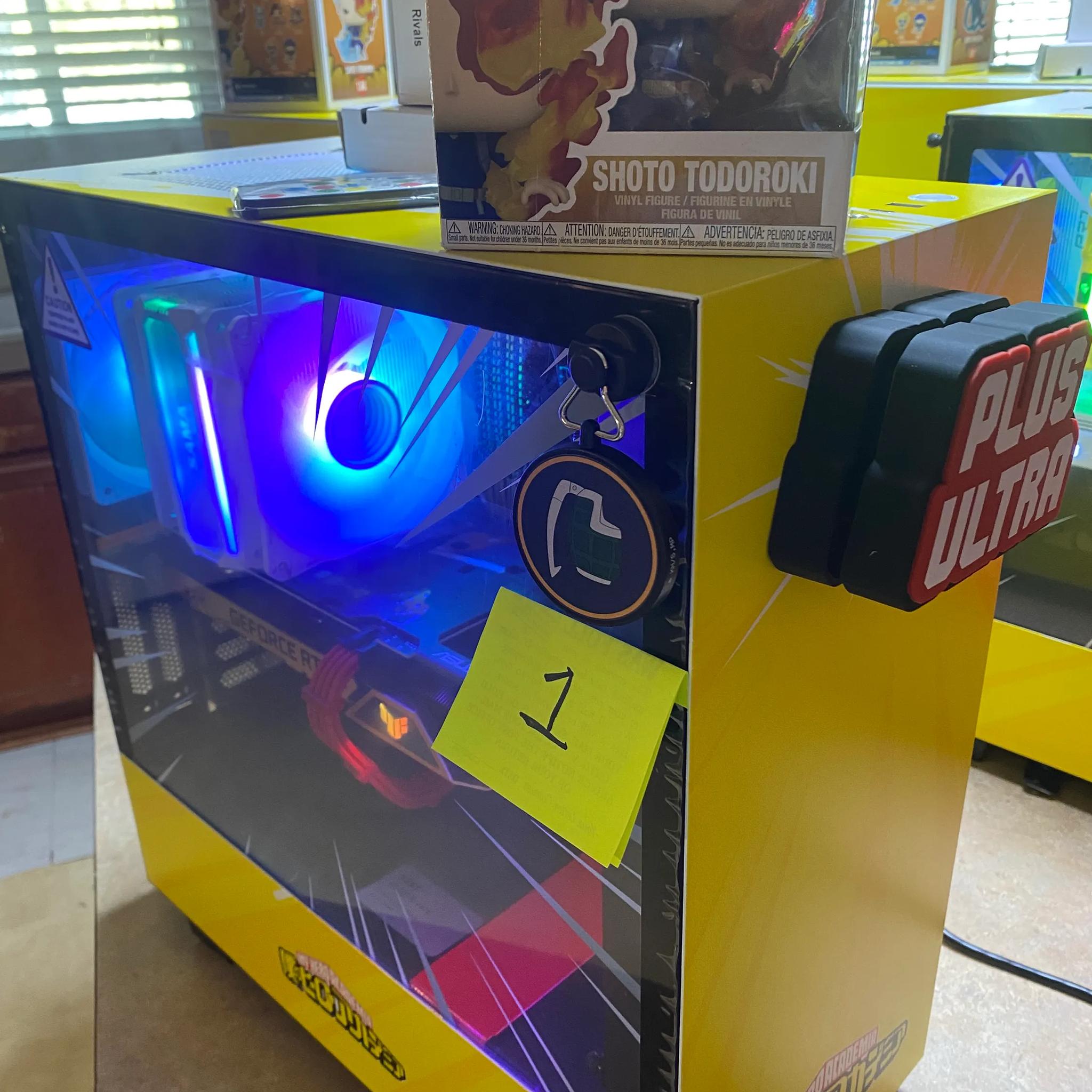 Gaming PC My Hero Academia Themed, Ryzen 5 5600, RTX 3060 12GB (Demonslayer), 2TB NVME, 32GB Ram