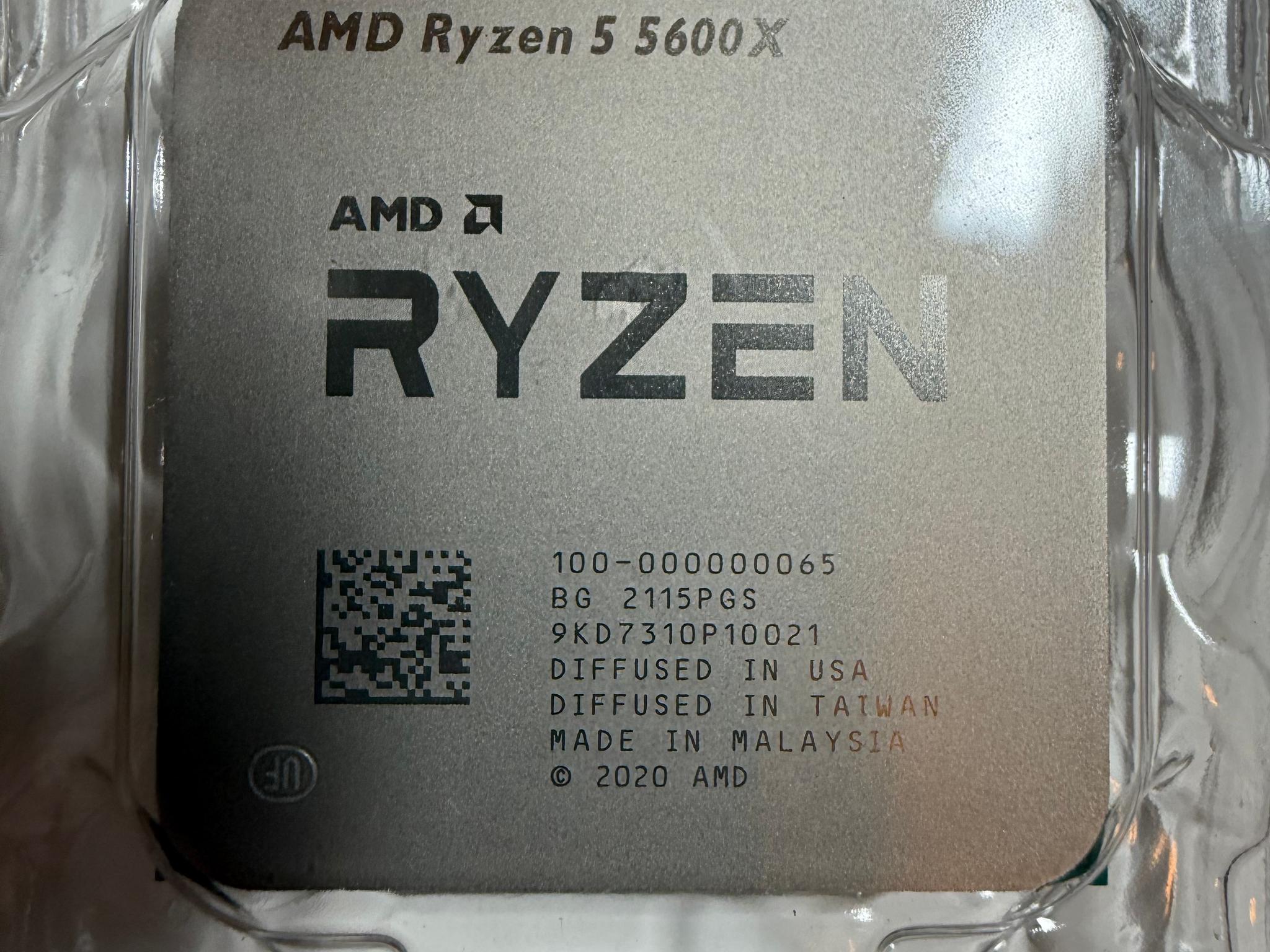 AMD Ryzen 5 5600X 3.7 GHz 6 Cores (100-000000065) Processor