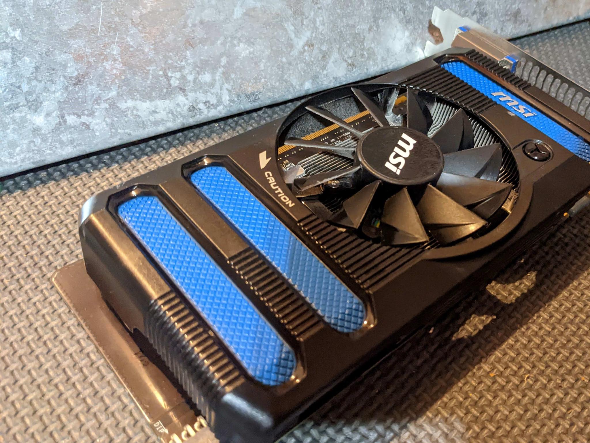 MSI Nvidia GeForce GTX 650 Ti 2 GB GDDR5 PCI Express x16 Desktop Video Card -Good Condition